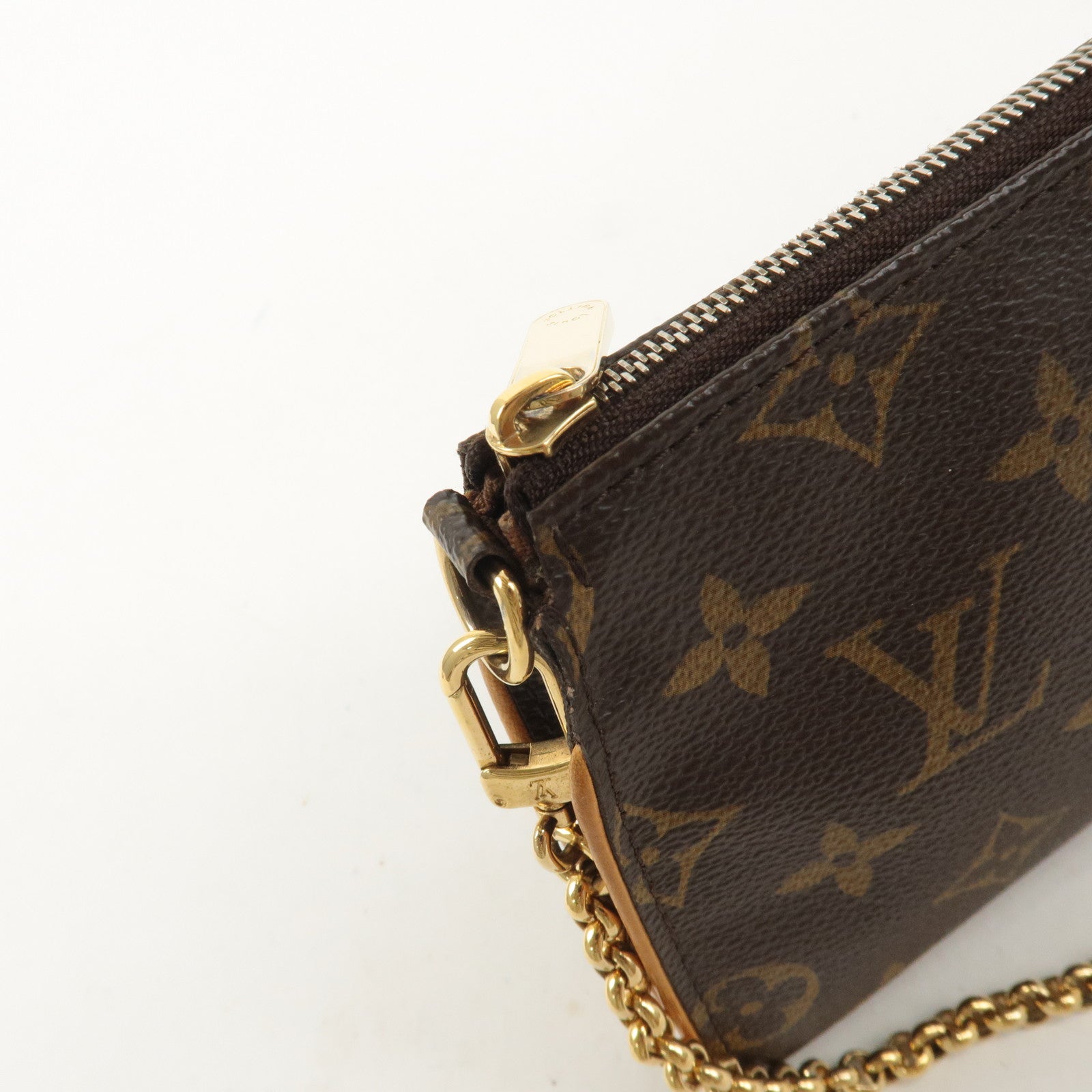 Louis Vuitton Monogram Sophie 2Way Chain Shoulder Bag Brown M40158