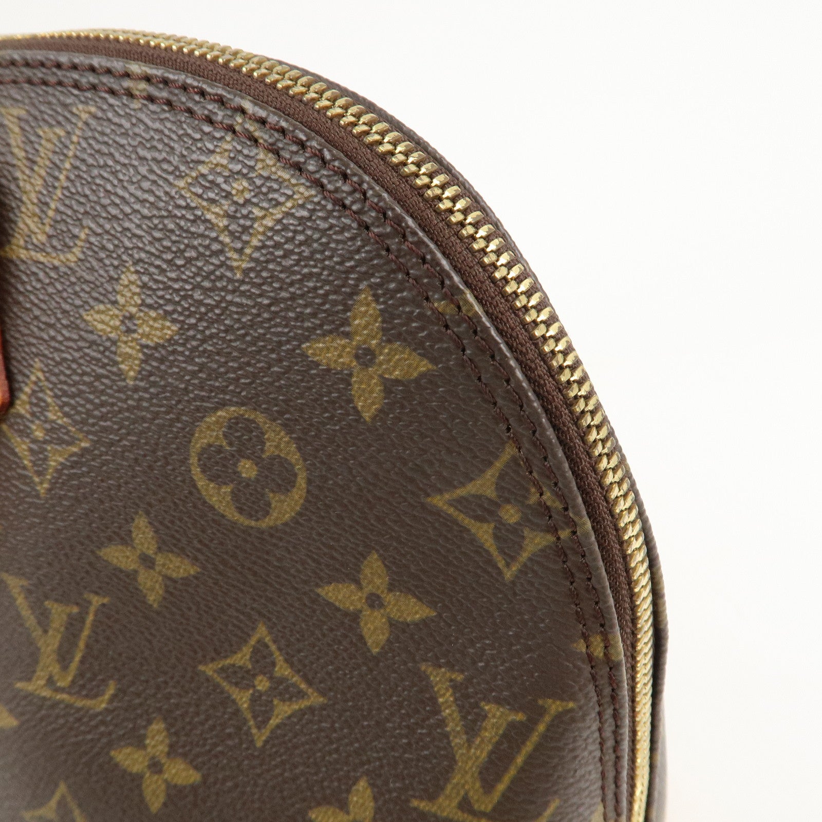 Louis Vuitton Monogram Alma Hand Bag Brown M51130 Used