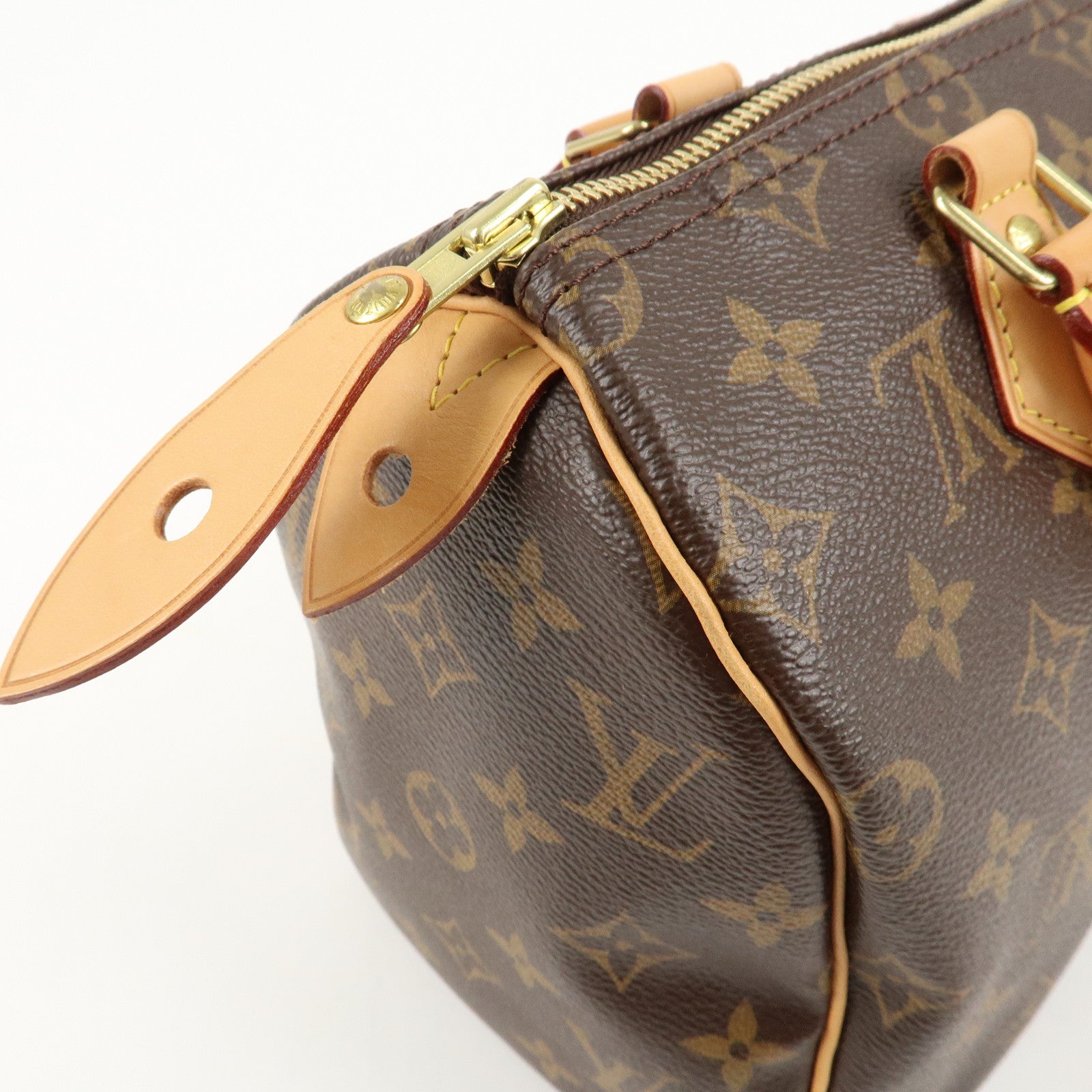 Louis Vuitton Monogram Speedy 25 Hand Bag Boston Bag M41109 Used