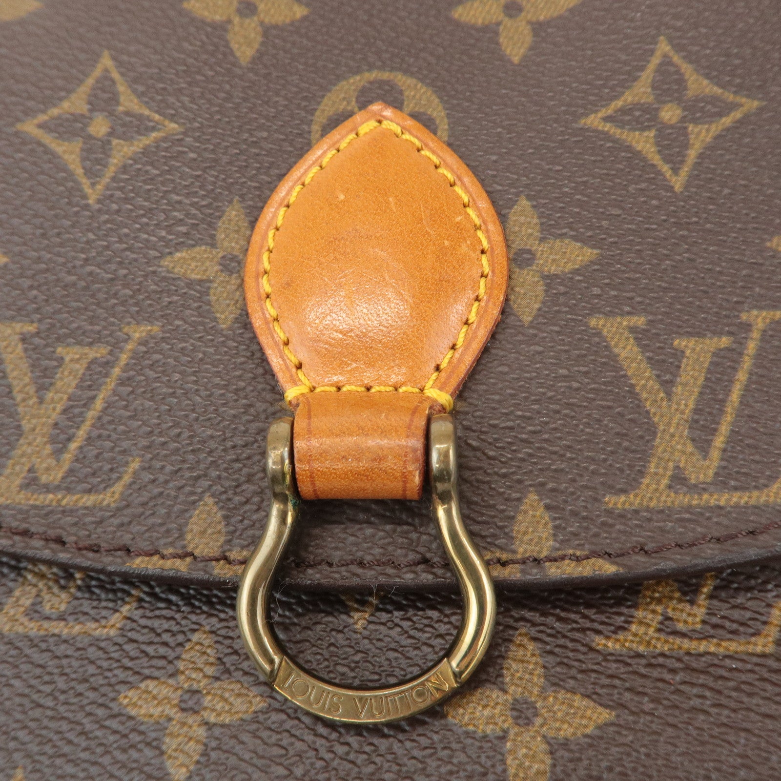 Louis Vuitton Monogram Mini Saint Cloud Shoulder Bag M51244 Used