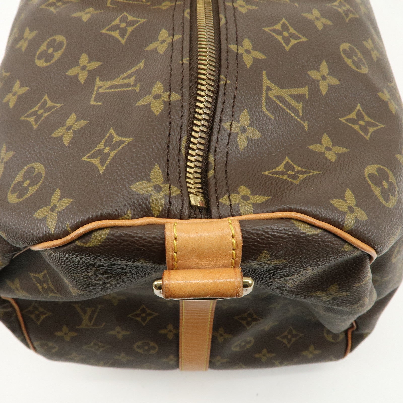 Louis Vuitton Monogram Keep All Bandouliere 60 Bag Brown M41412