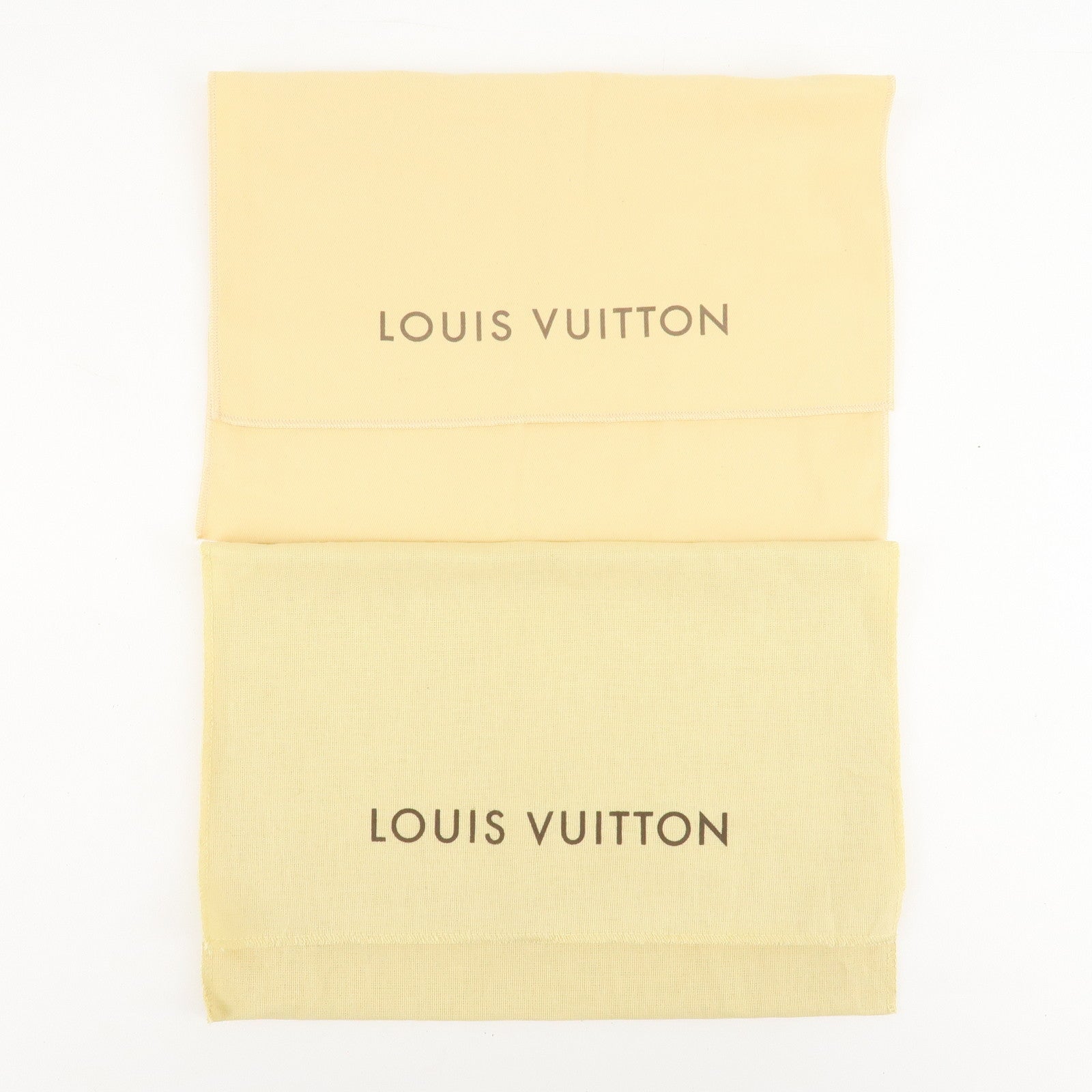 Louis Vuitton Set of 15 Dust Bag Storage Bag Flap Beige Used