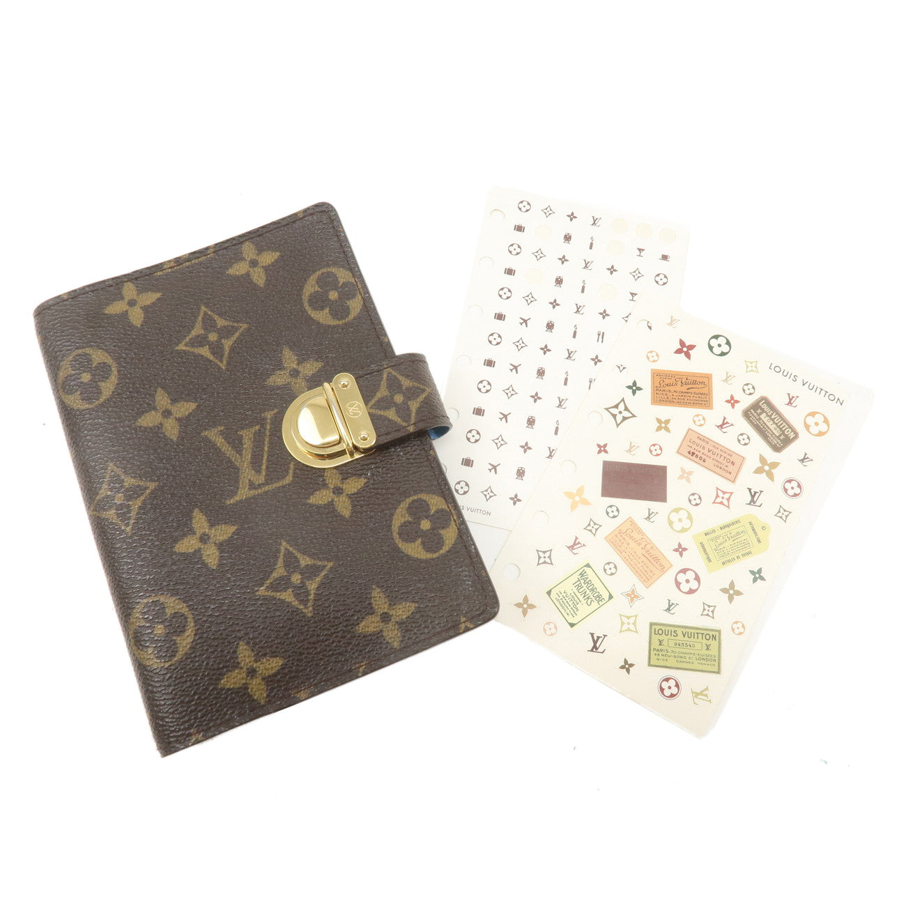 Louis Vuitton Monogram Agenda Koala PM Planner Cover R21014