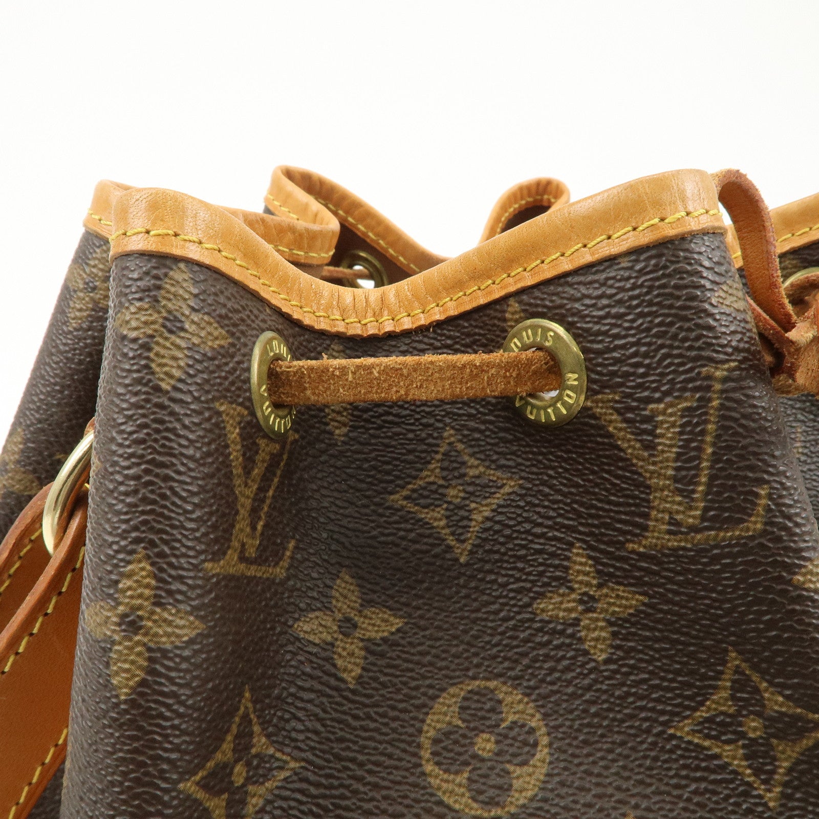 Louis Vuitton Monogram Petit Noe Shoulder Bag Brown M42226 Used