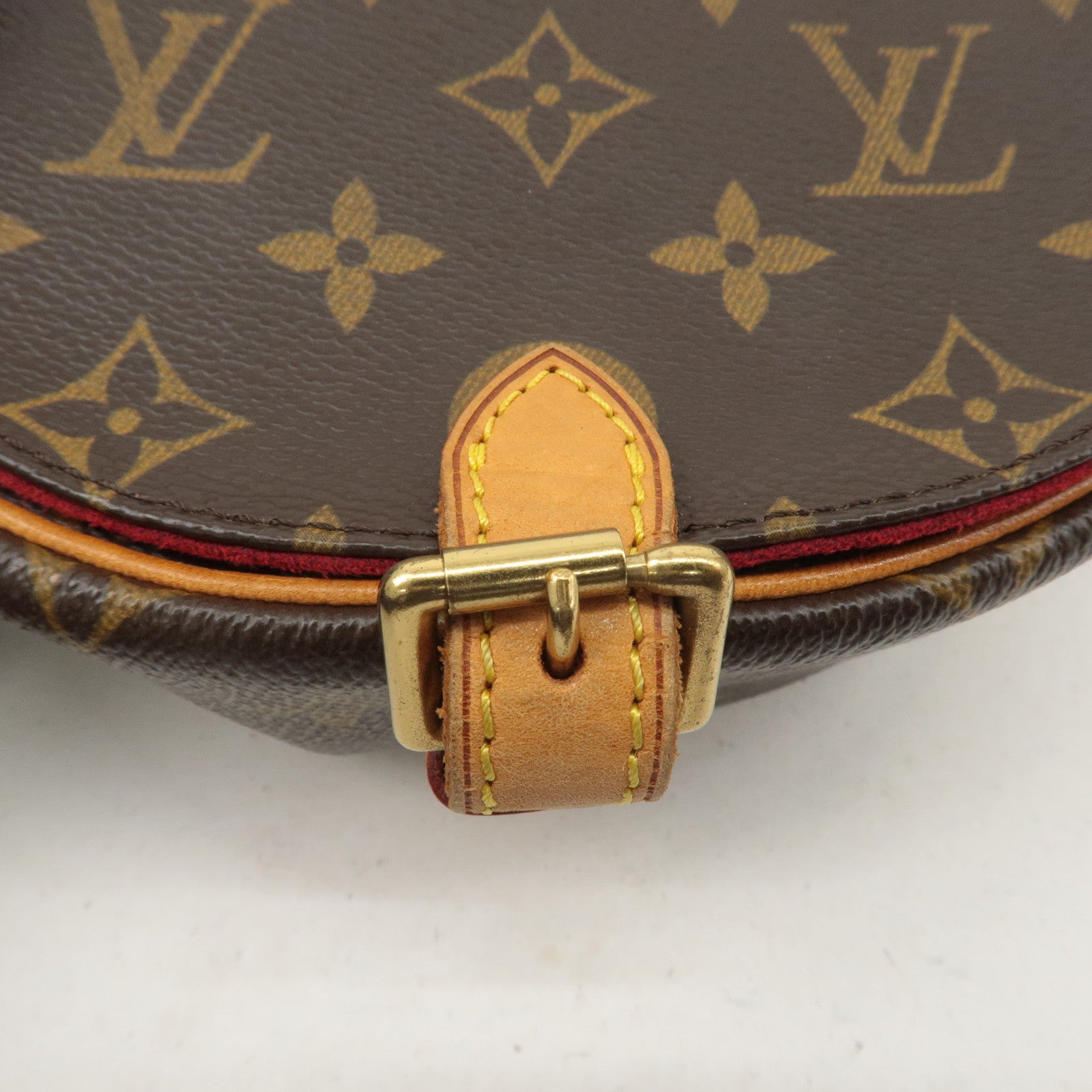 Louis Vuitton Monogram Tambourine Shoulder Bag Brown M51179