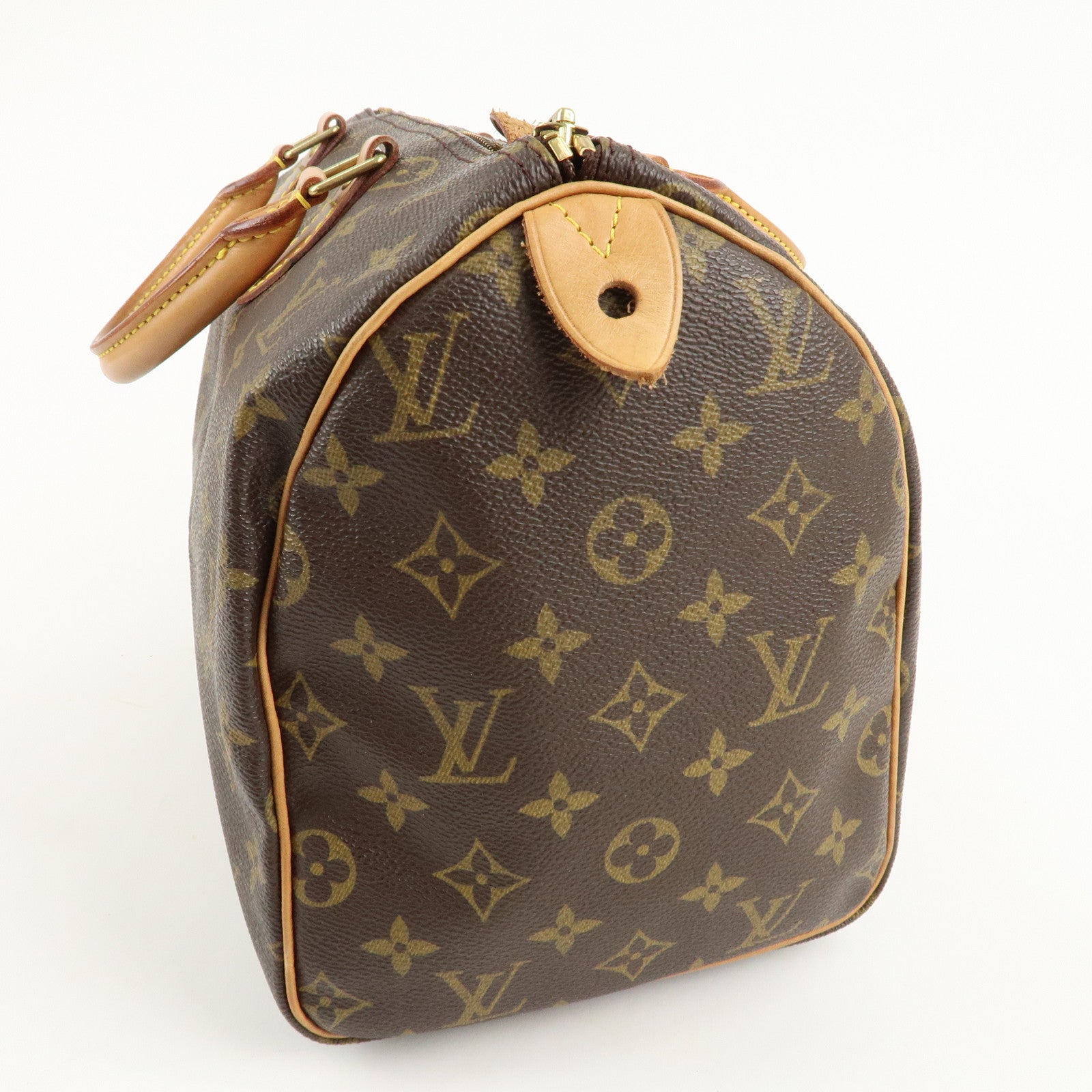 Louis Vuitton Monogram Speedy 30 Hand Bag Boston Bag M41108 Used