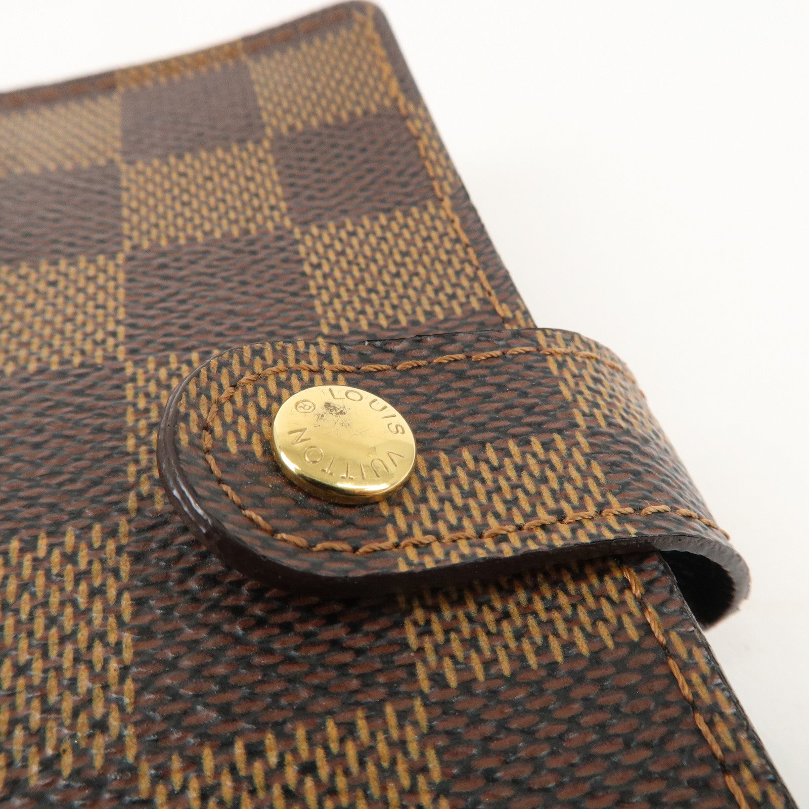 Louis Vuitton Damier Ebene Agenda PM Planner Cover R20070