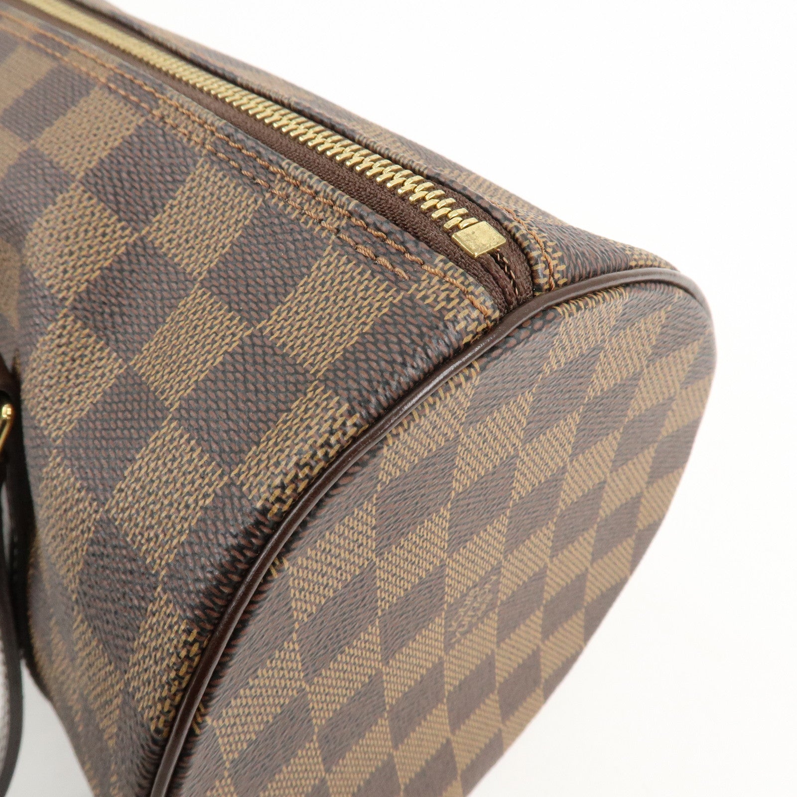 Louis Vuitton Damier Ebene Papillon 30 Hand Bag Brown N51303