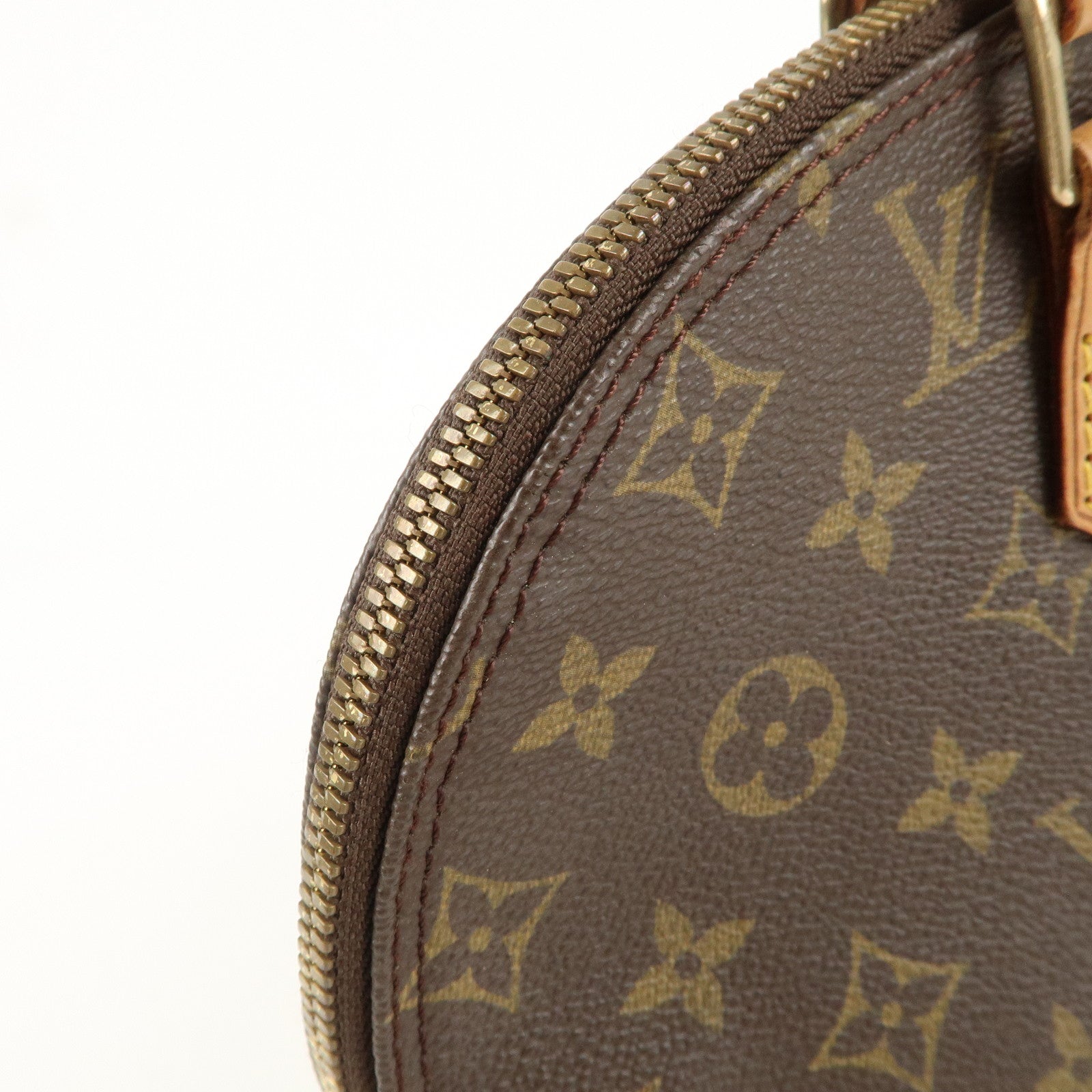 Louis Vuitton Monogram Alma Hand Bag Brown M51130