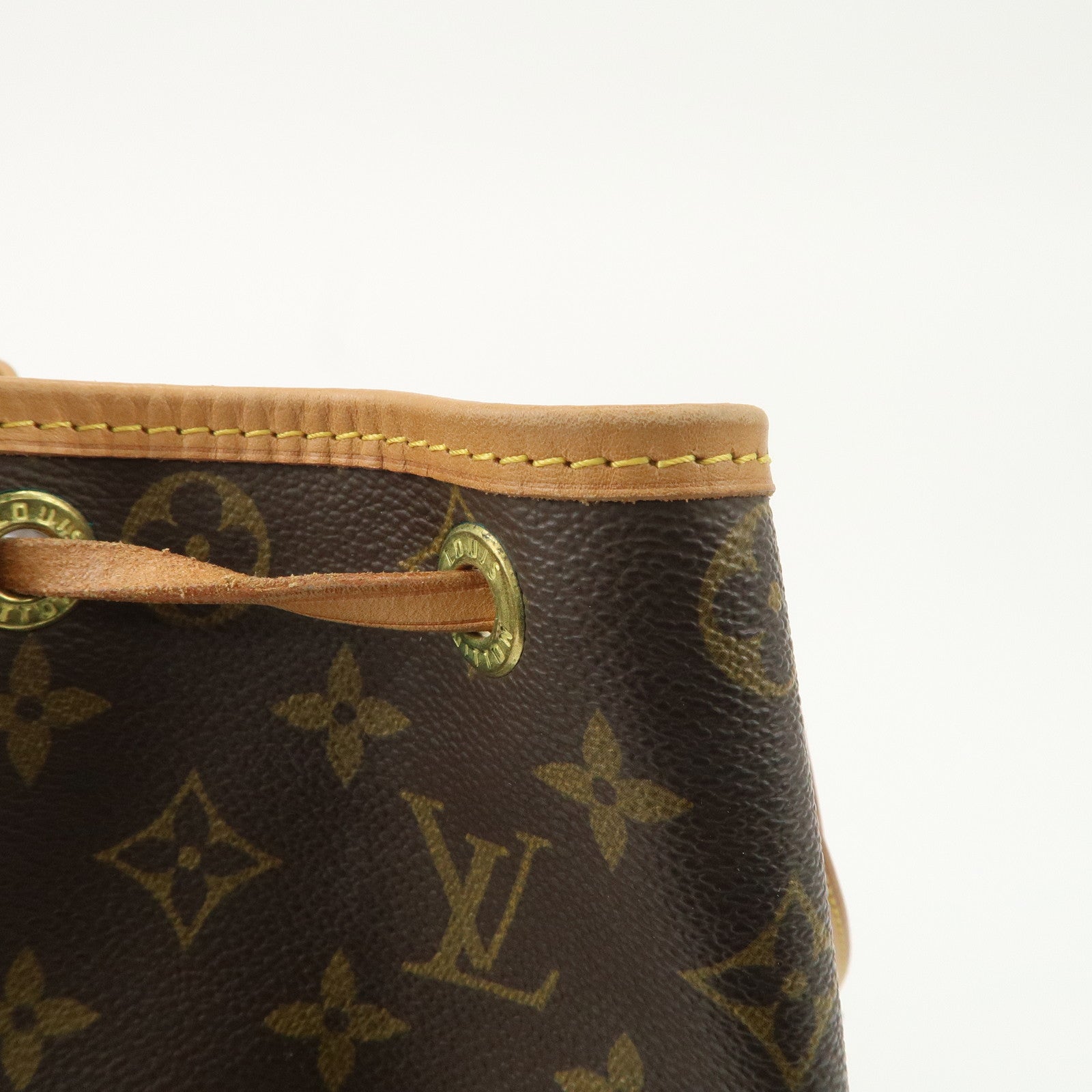 Louis Vuitton Monogram Noe Shoulder Bag Hand Bag Brown M42224 Used