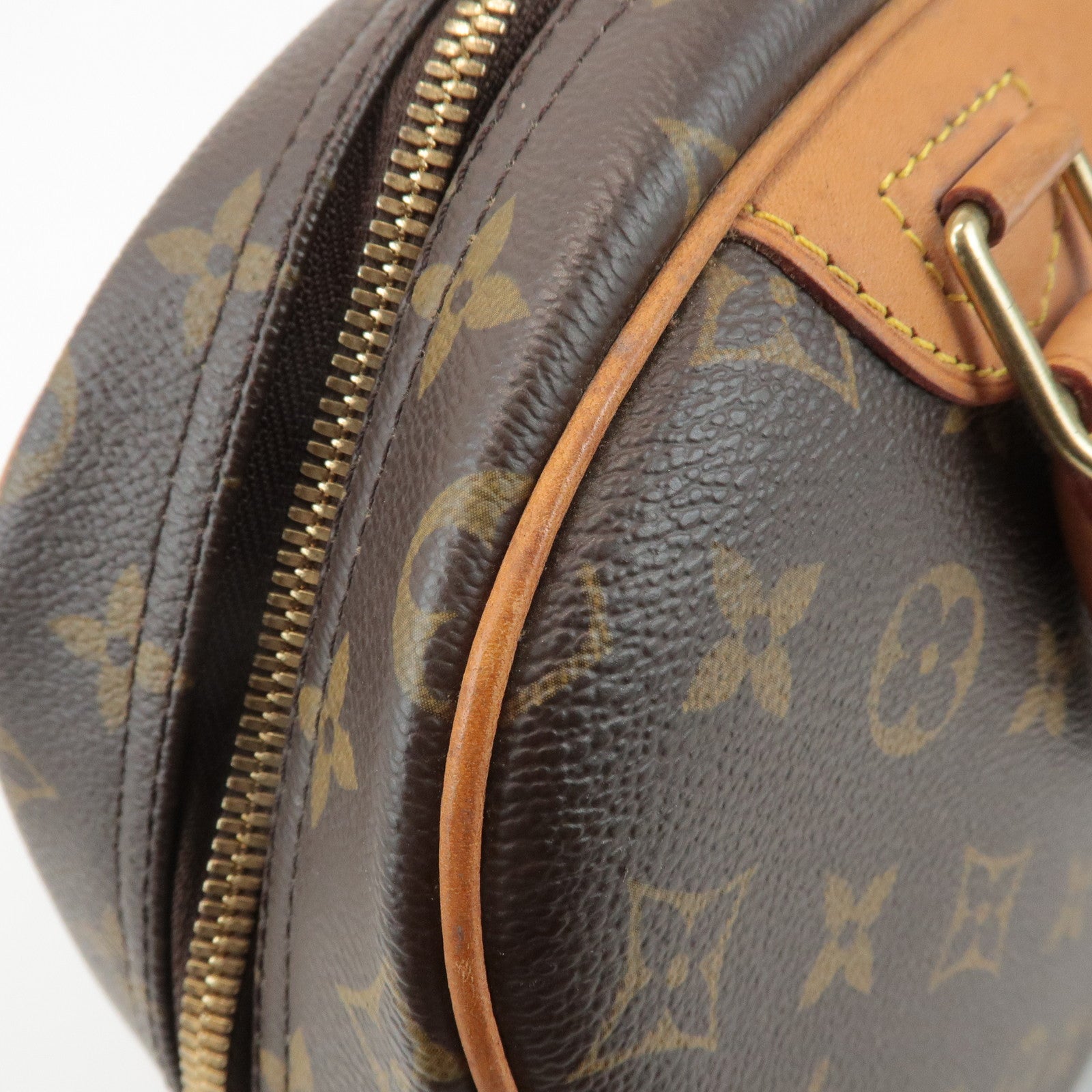 Louis Vuitton Monogram Trueville Hand Bag Brown M42228 Used