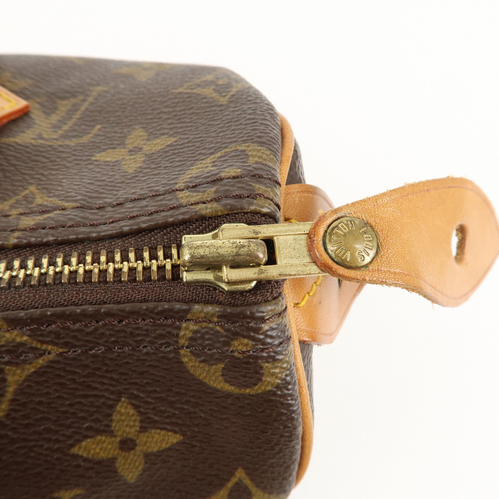 Louis Vuitton Monogram Speedy 25 Hand Bag Boston Bag M41528 Used