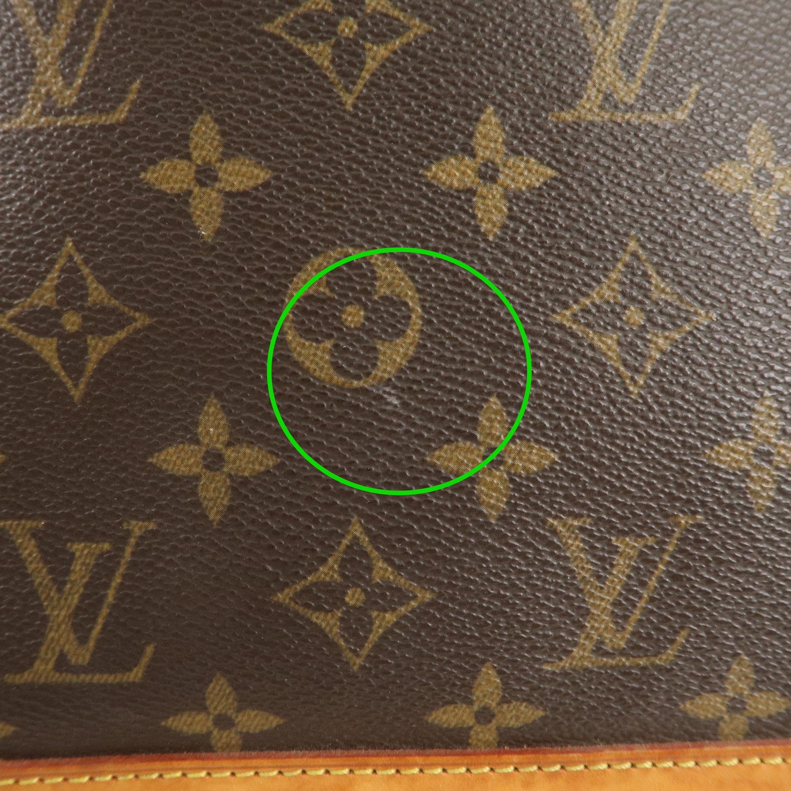 Louis Vuitton Monogram Alma Hand Bag Brown M51130