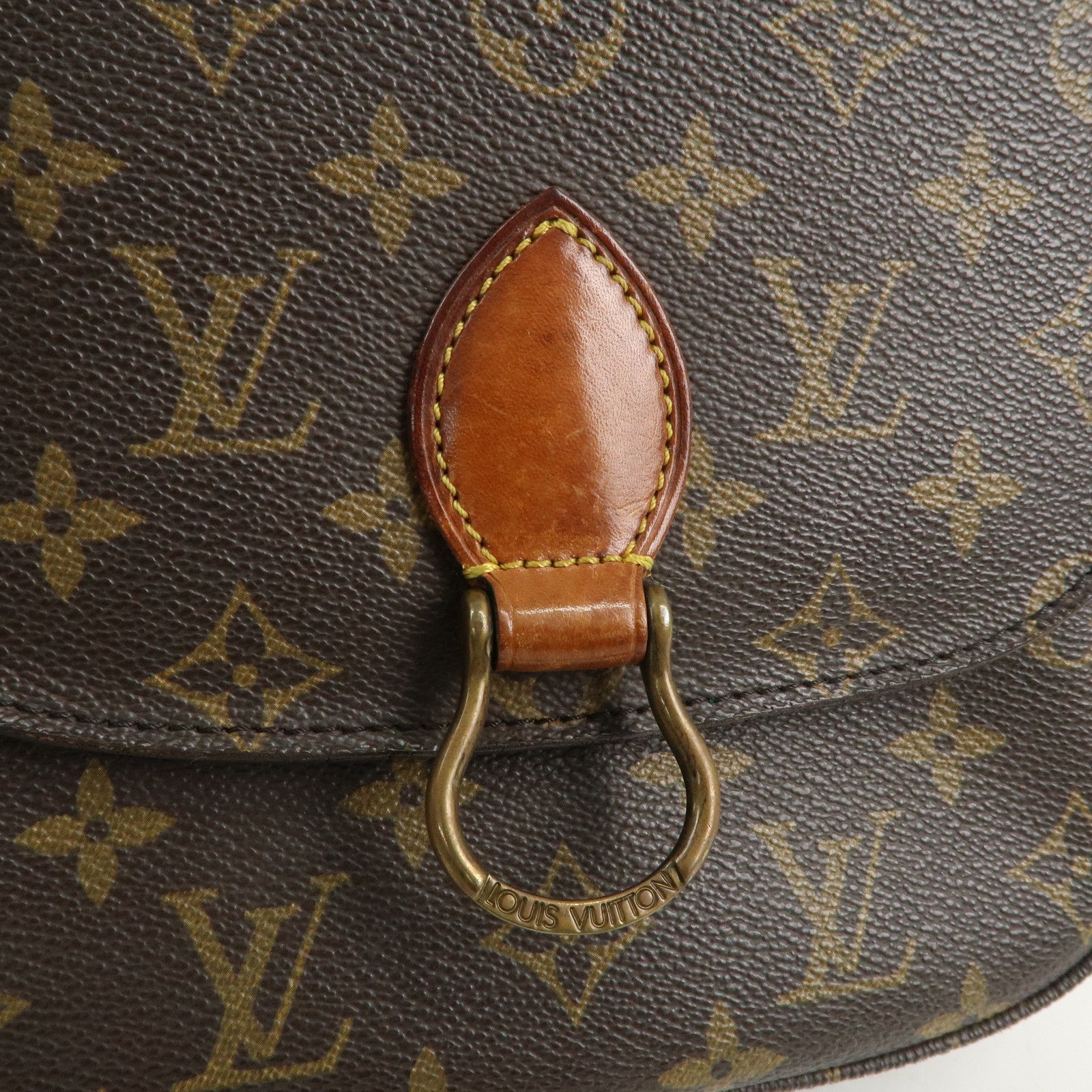 Louis Vuitton Monogram Saint Cloud MM Shoulder Bag Brown M51243