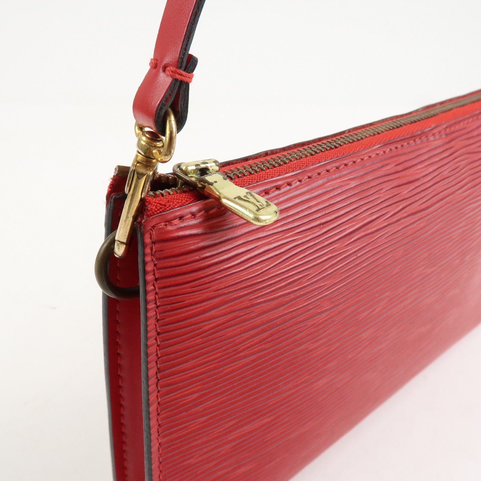 Louis Vuitton Epi Pochette Accessoires Pouch Castilian Red M52947