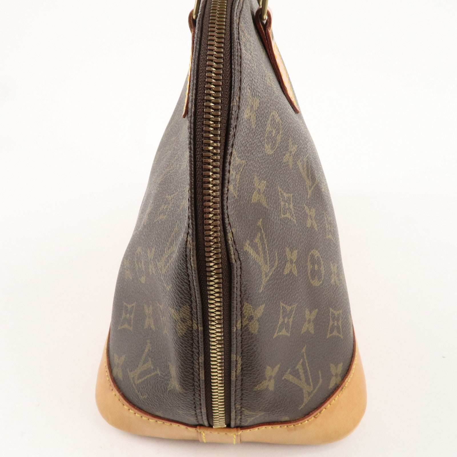 Louis Vuitton Monogram Alma Hand Bag Brown M51130