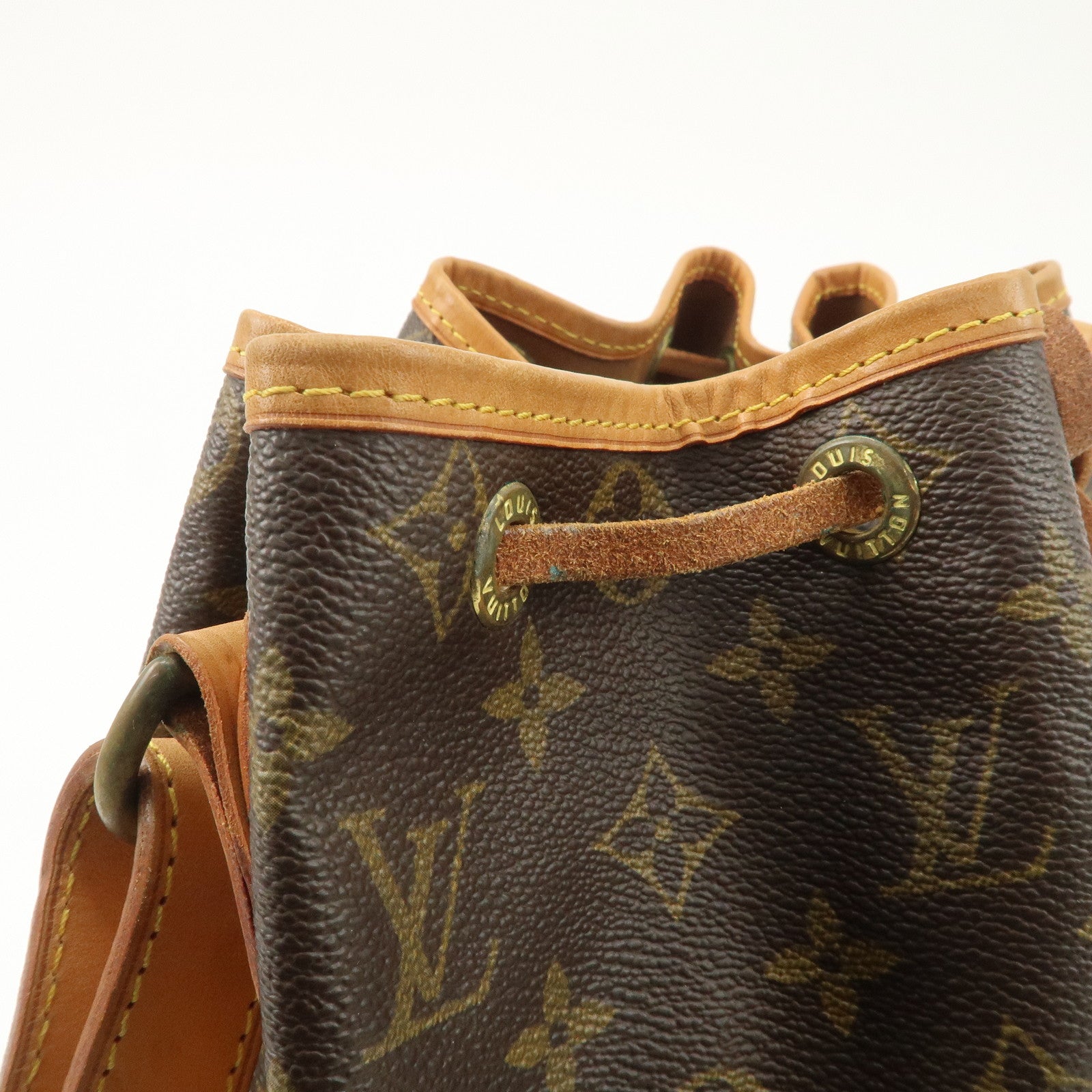 Louis Vuitton Monogram Noe Shoulder Bag Hand Bag Brown M42224 Used