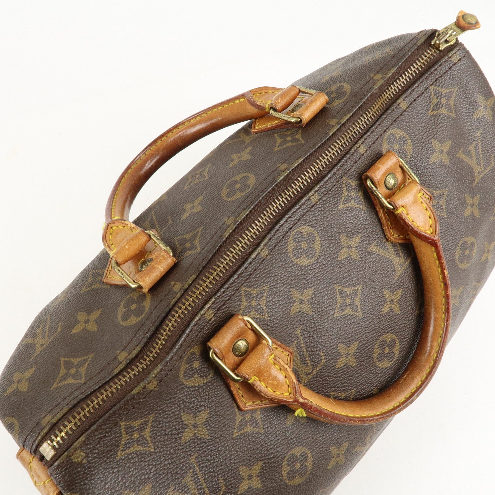 Louis Vuitton Monogram Speedy 30 Hand Bag Boston Bag M41526 Used