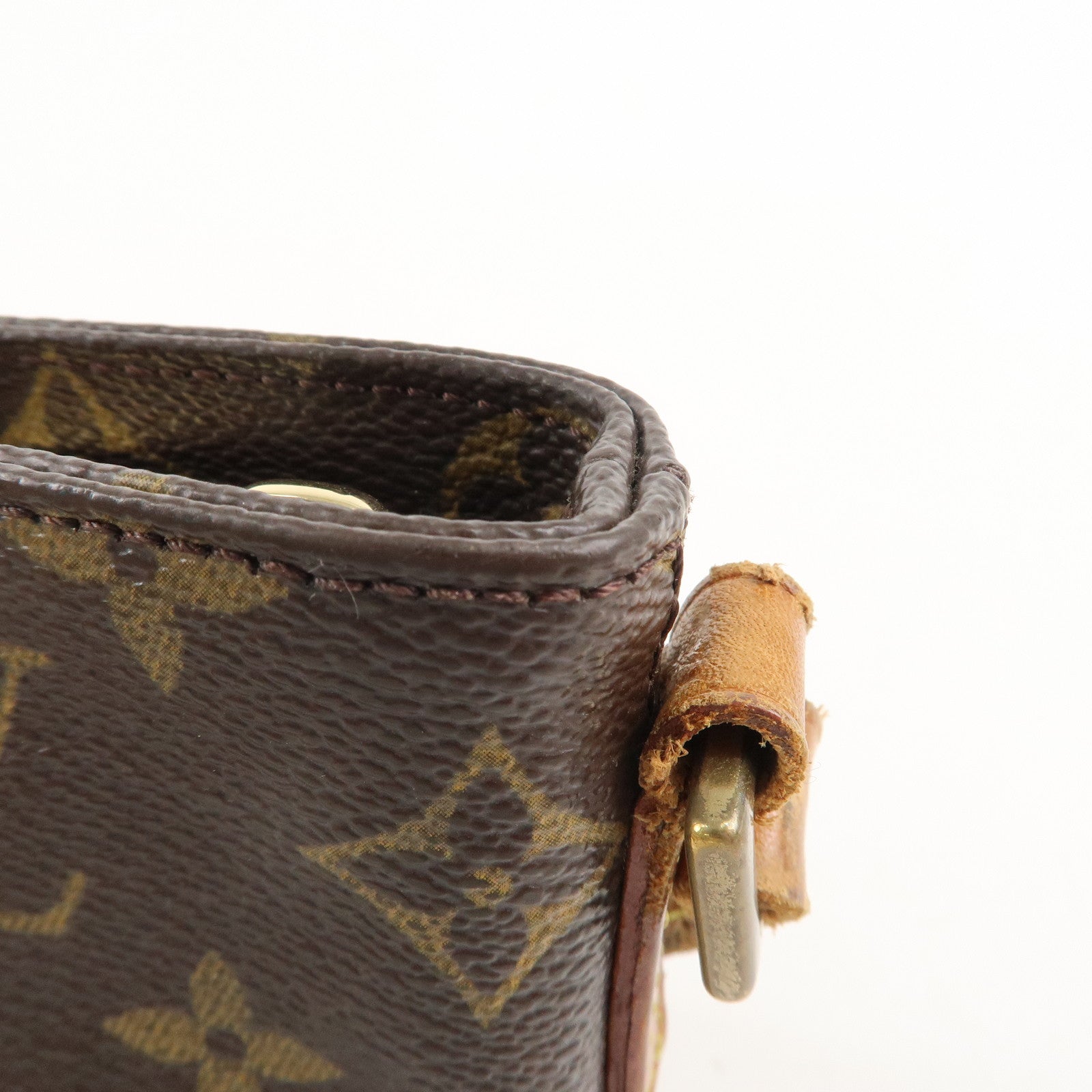 Louis Vuitton Monogram Trotteur Shoulder Bag Brown M51240