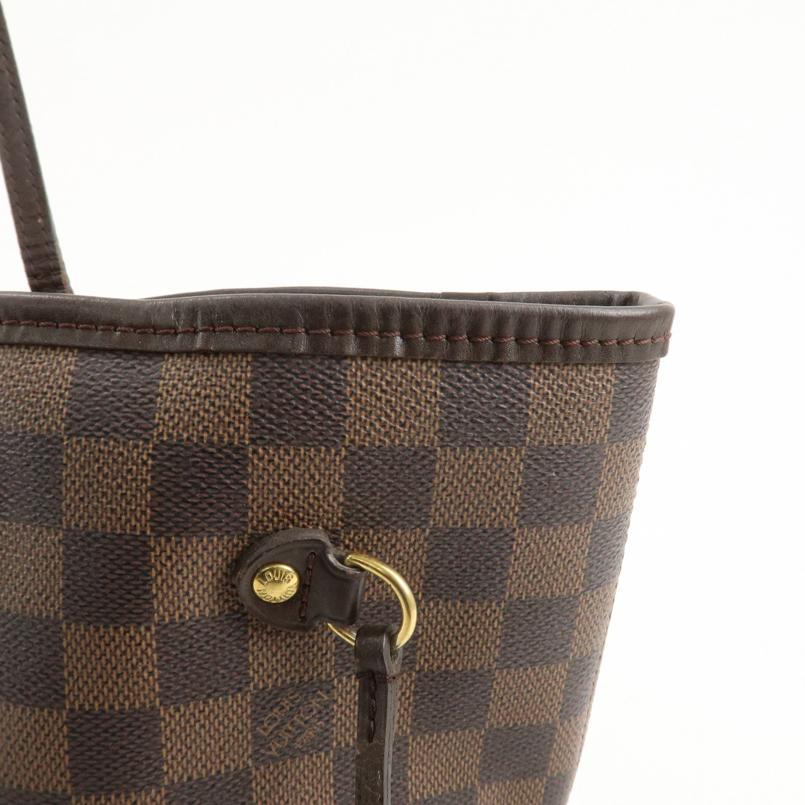 Louis Vuitton Damier Neverfull MM Tote Bag Shoulder Bag N51105 Used