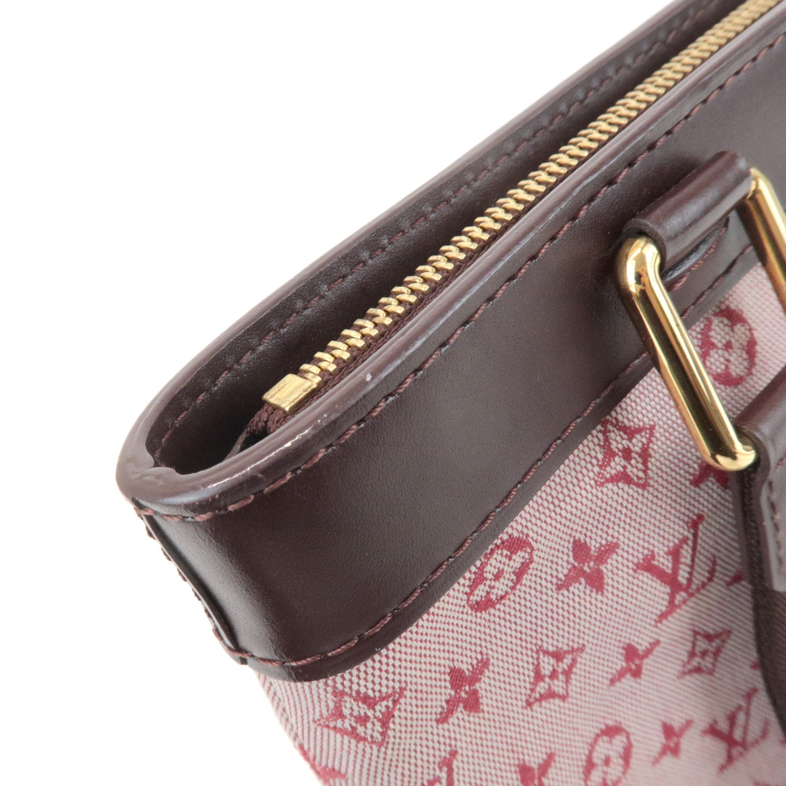 Louis Vuitton Monogram Mini Lucille PM Hand Bag Cerise M92682 Used