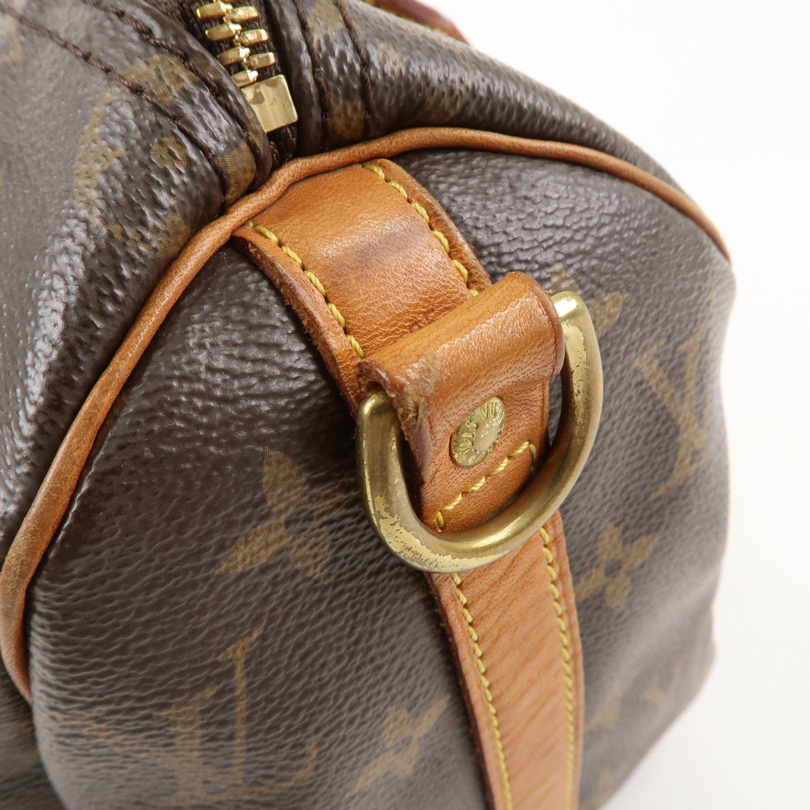 Louis Vuitton Monogram Speedy Bandouliere 25 Brown M41113