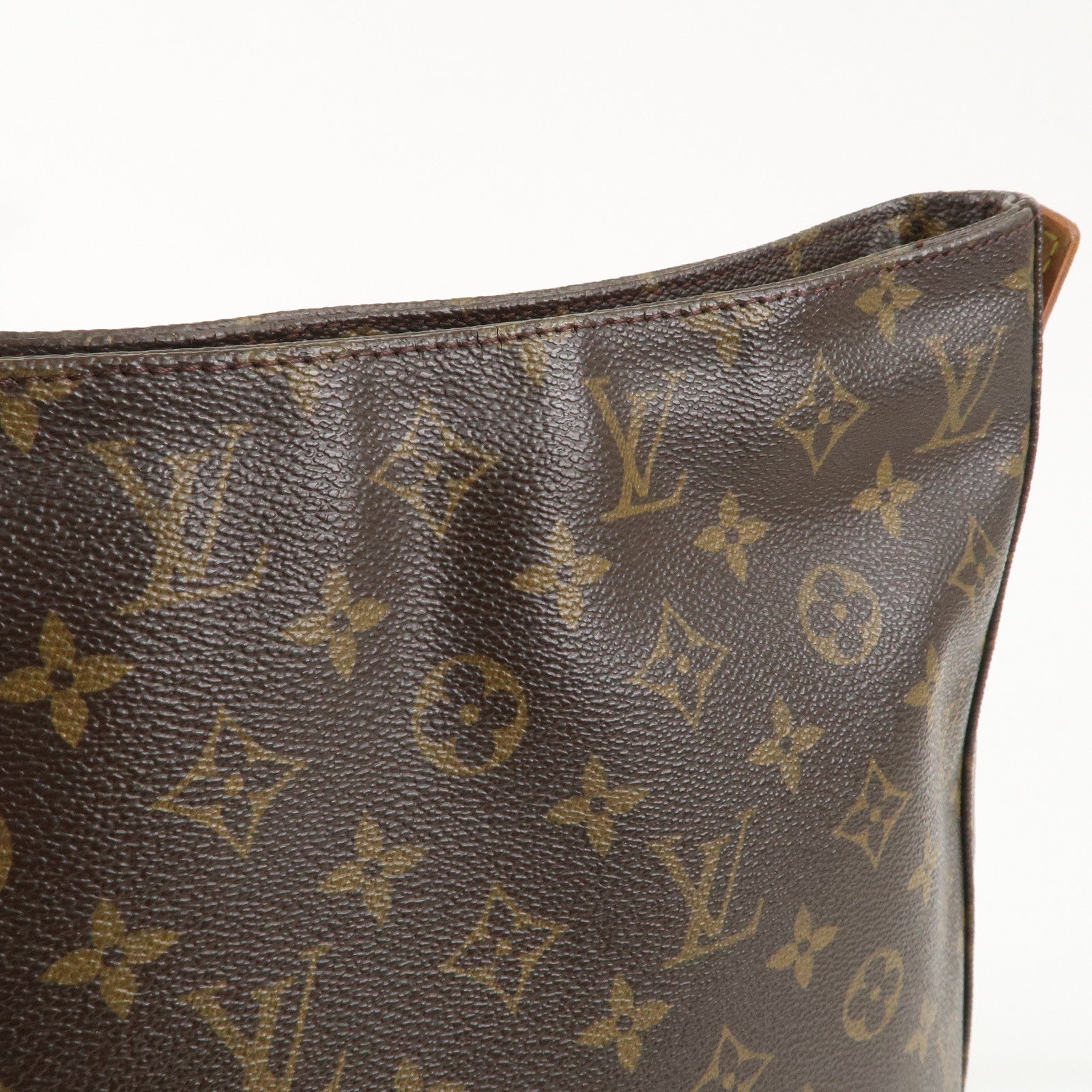 Louis Vuitton Monogram Looping GM Shoulder Bag Brown M51145