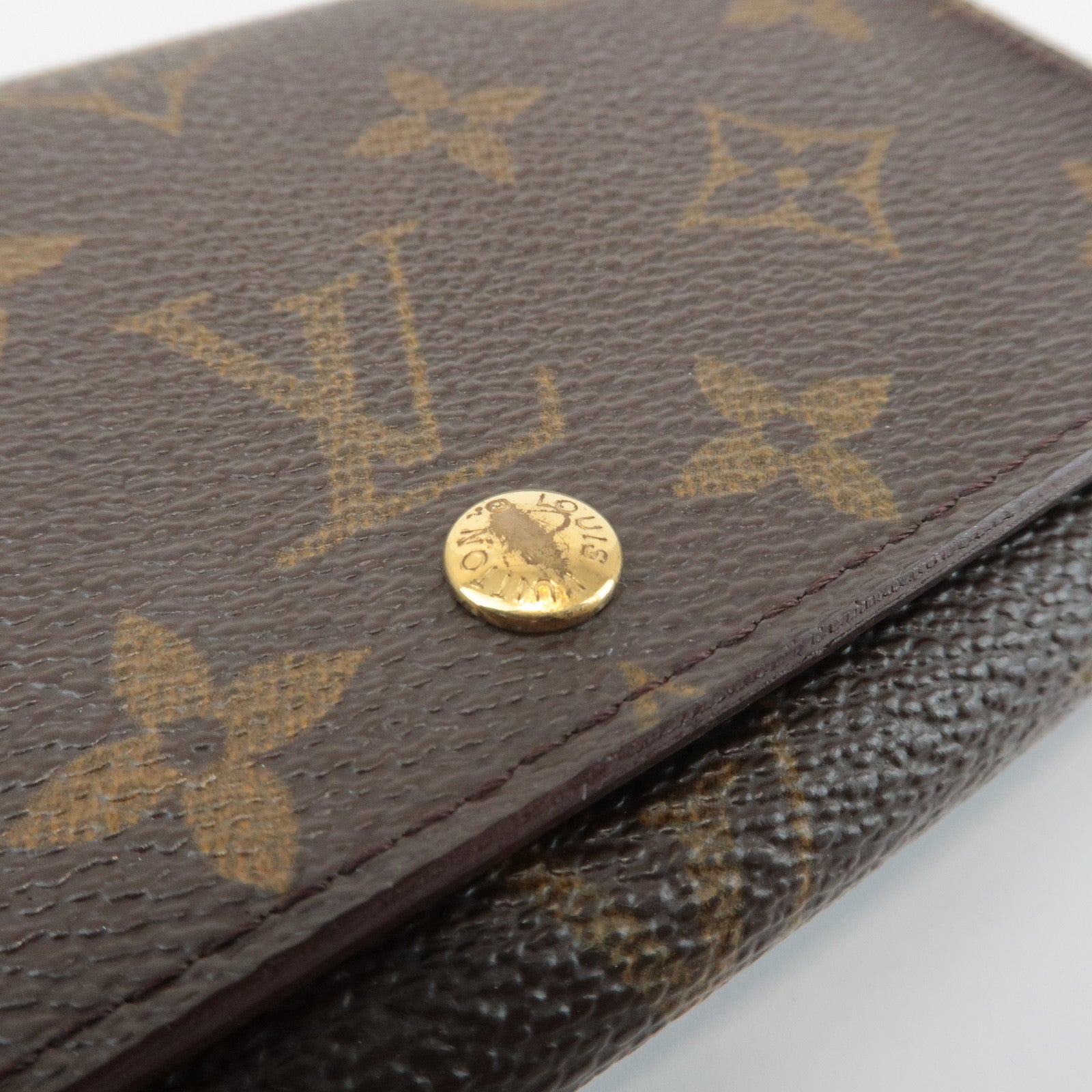 Louis Vuitton Set of 2 Monogram Portefeuille Tresor M61736 Used