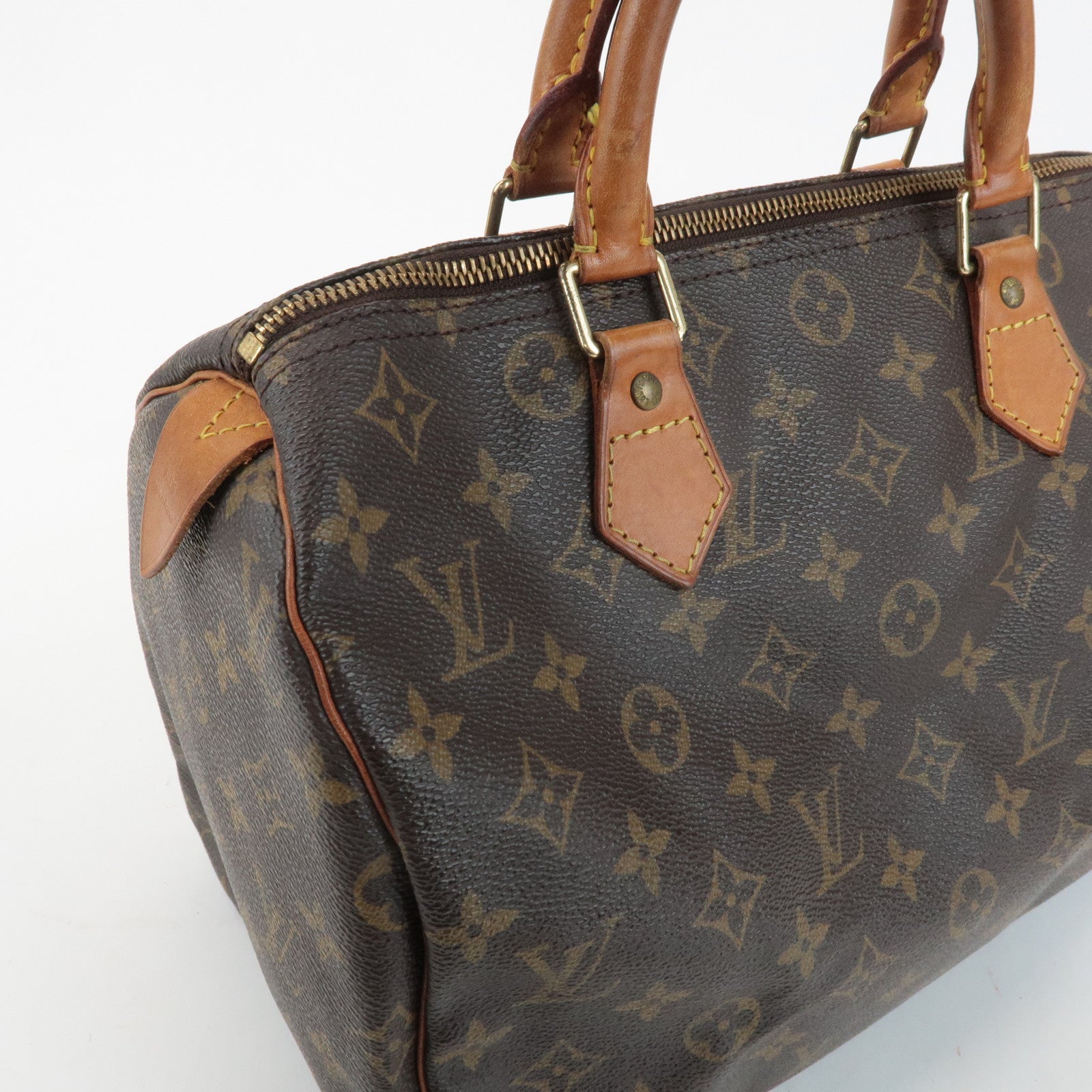 Louis Vuitton Monogram Speedy 30 Hand Bag Boston Bag M41526 Used