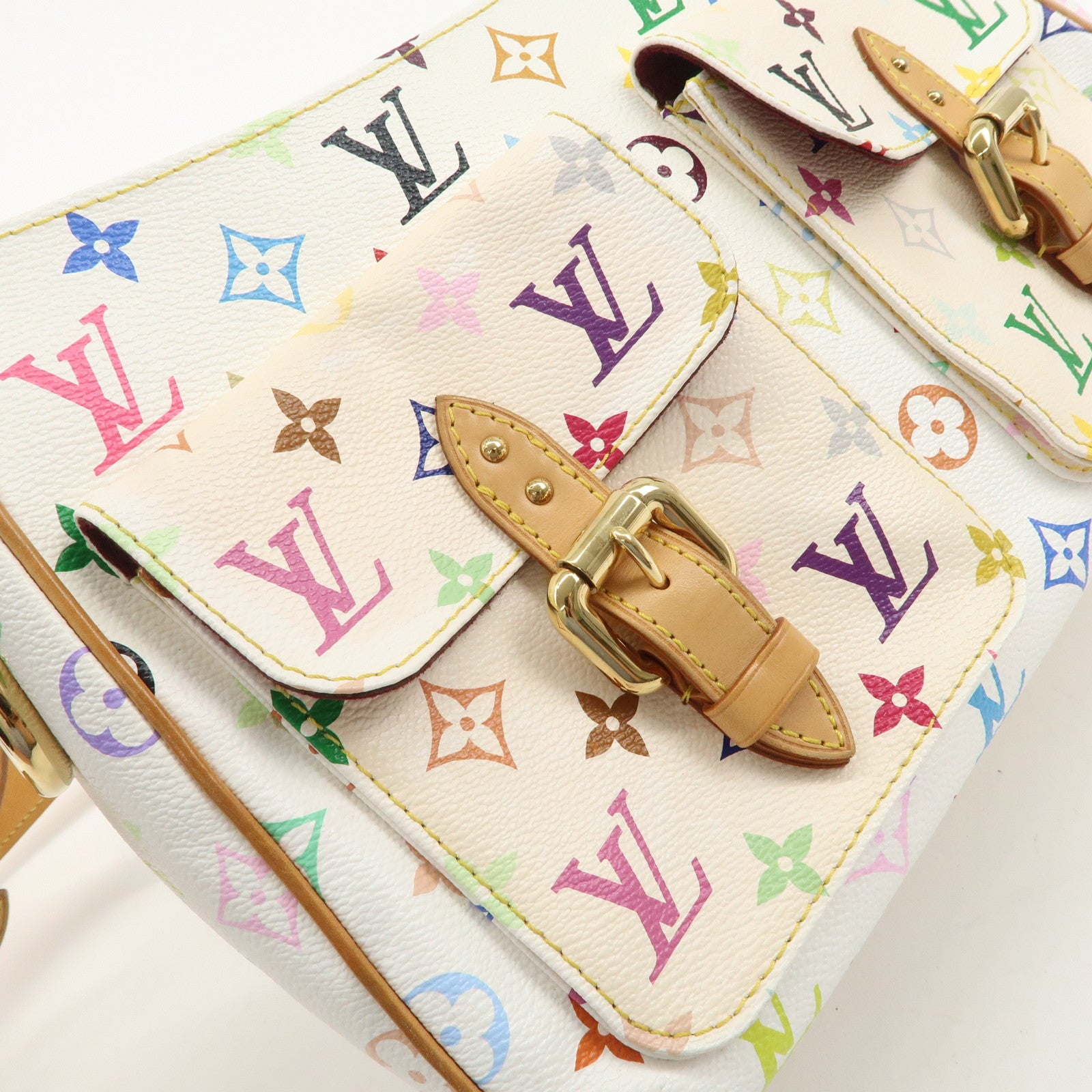 Louis Vuitton Monogram Multicolor Lodge GM Shoulder Bag Used