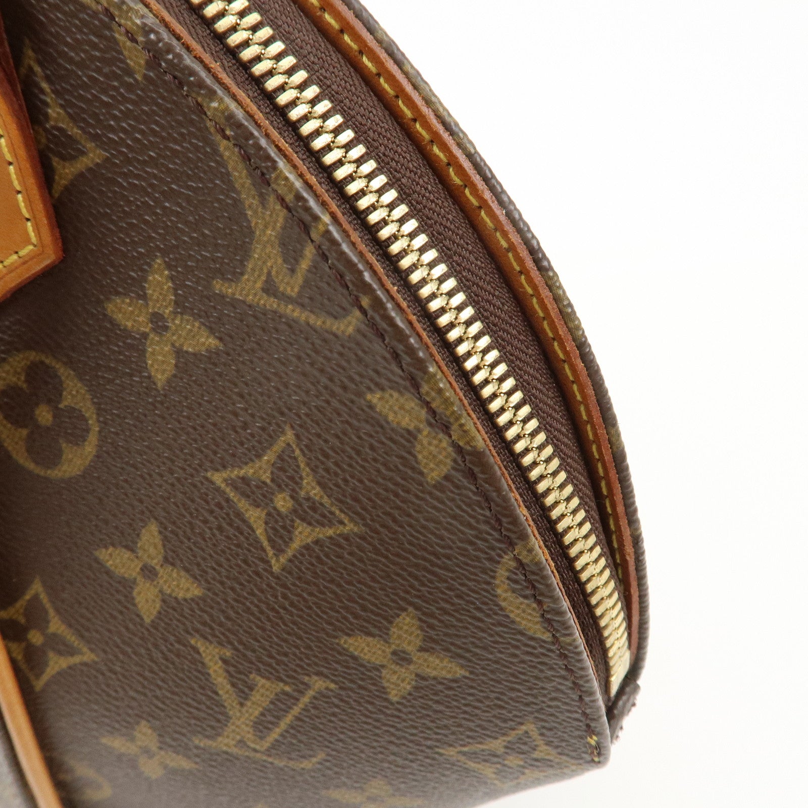 Louis Vuitton Monogram Ellipse MM Hand Bag Brown M51127