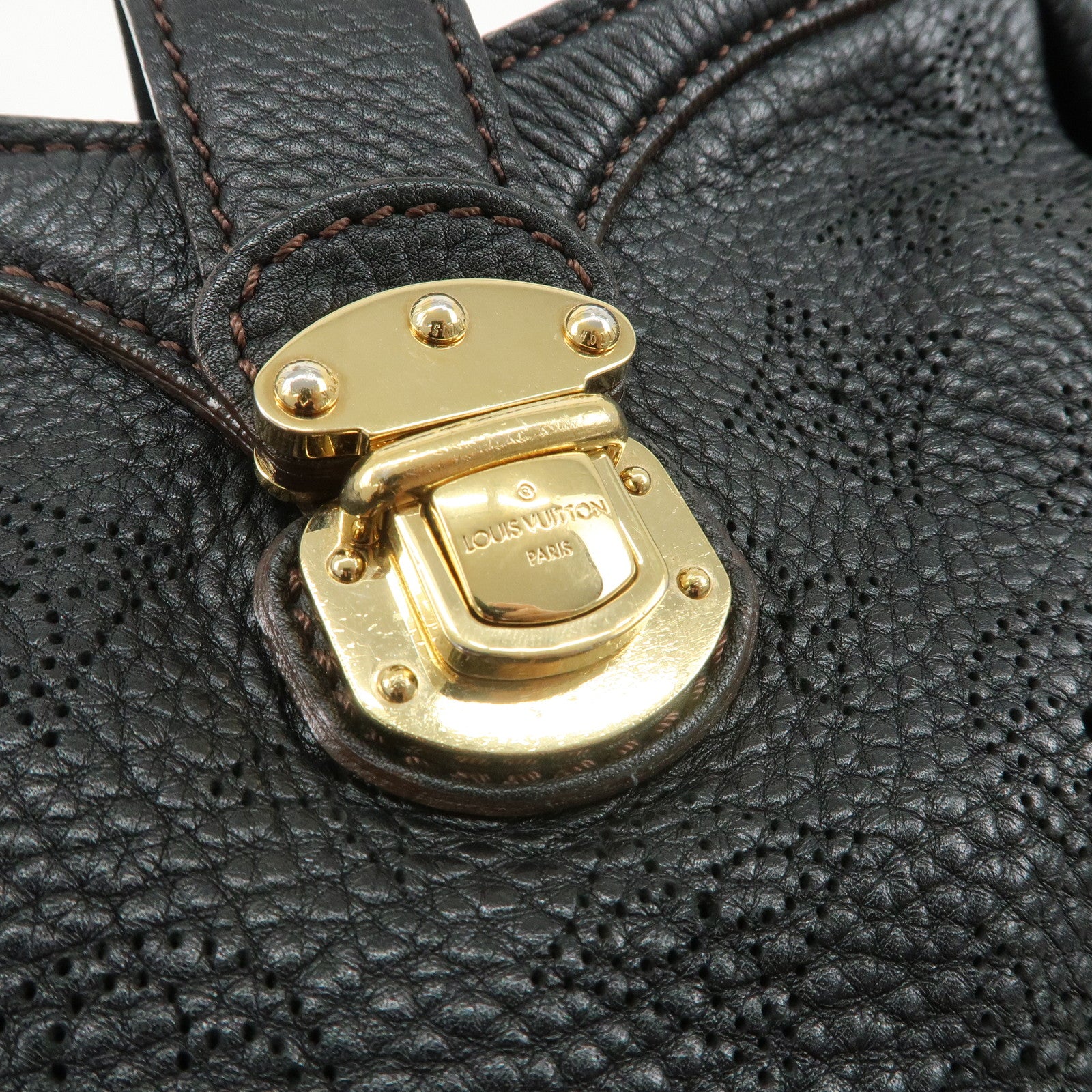 Louis Vuitton Monogram Mahina XS Shoulder Bag Black M95660