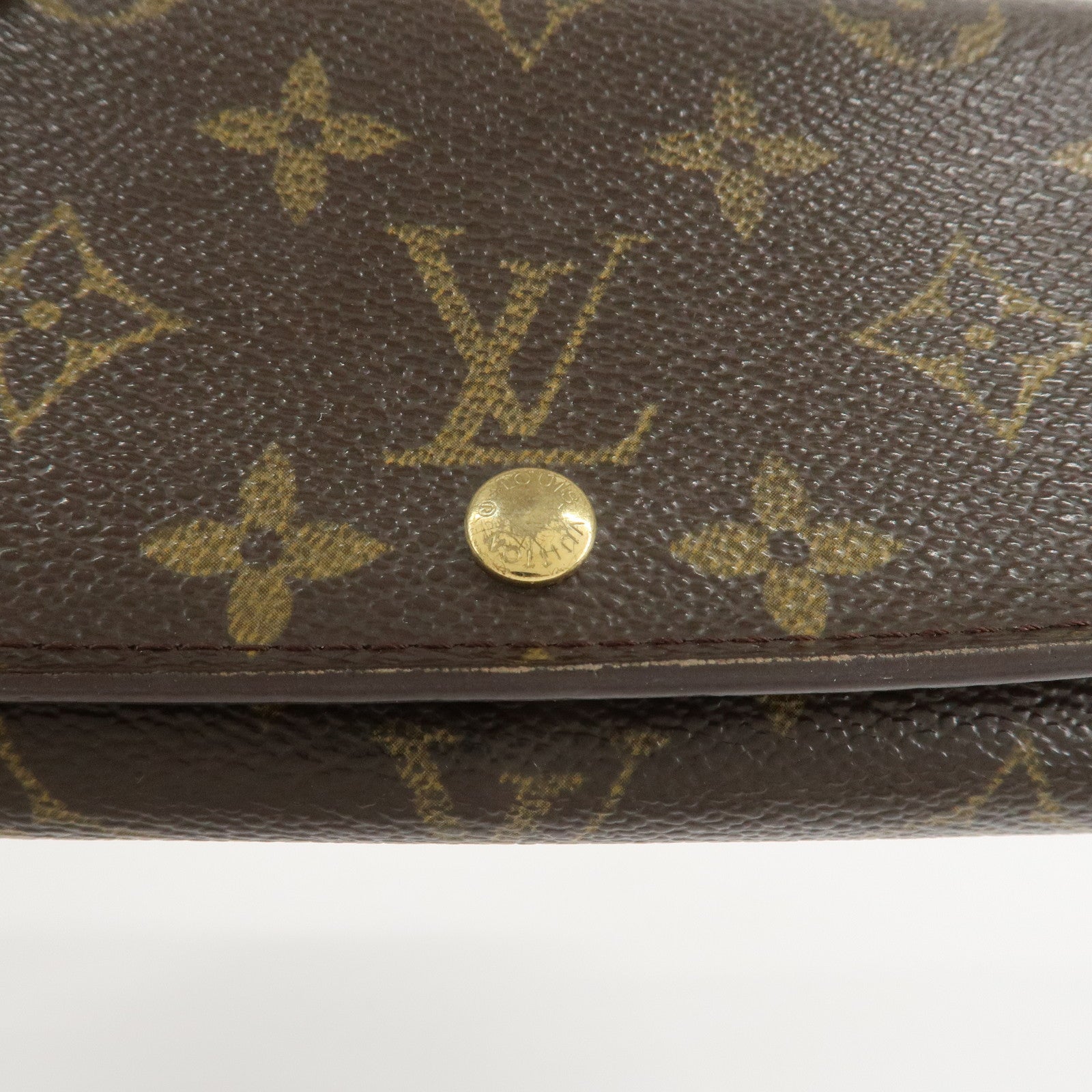 Louis Vuitton Monogram Set of 2 Wallet M61730 Used