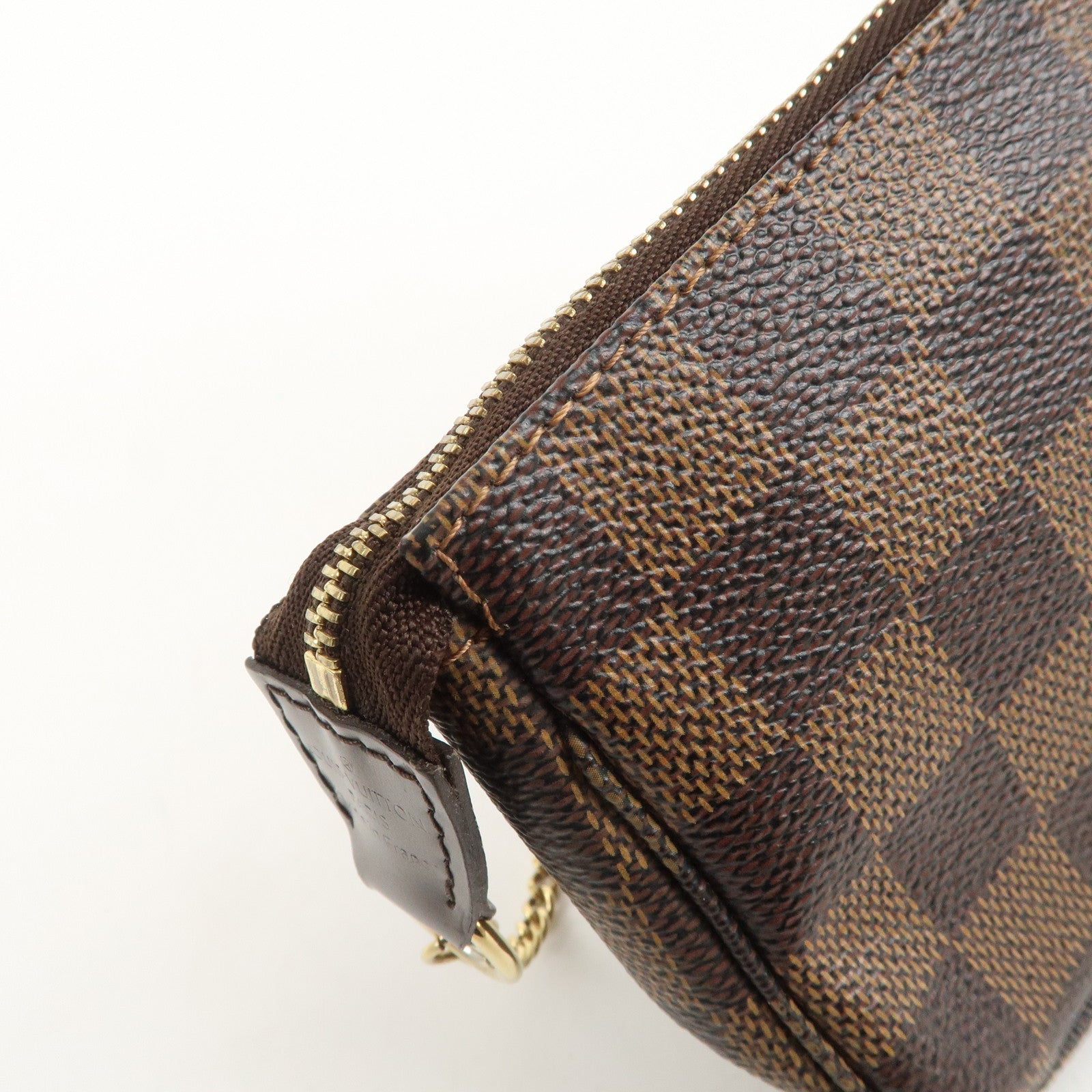 Louis Vuitton Damier T&B Mini Pochette Accessoires Pouch N58011 Used