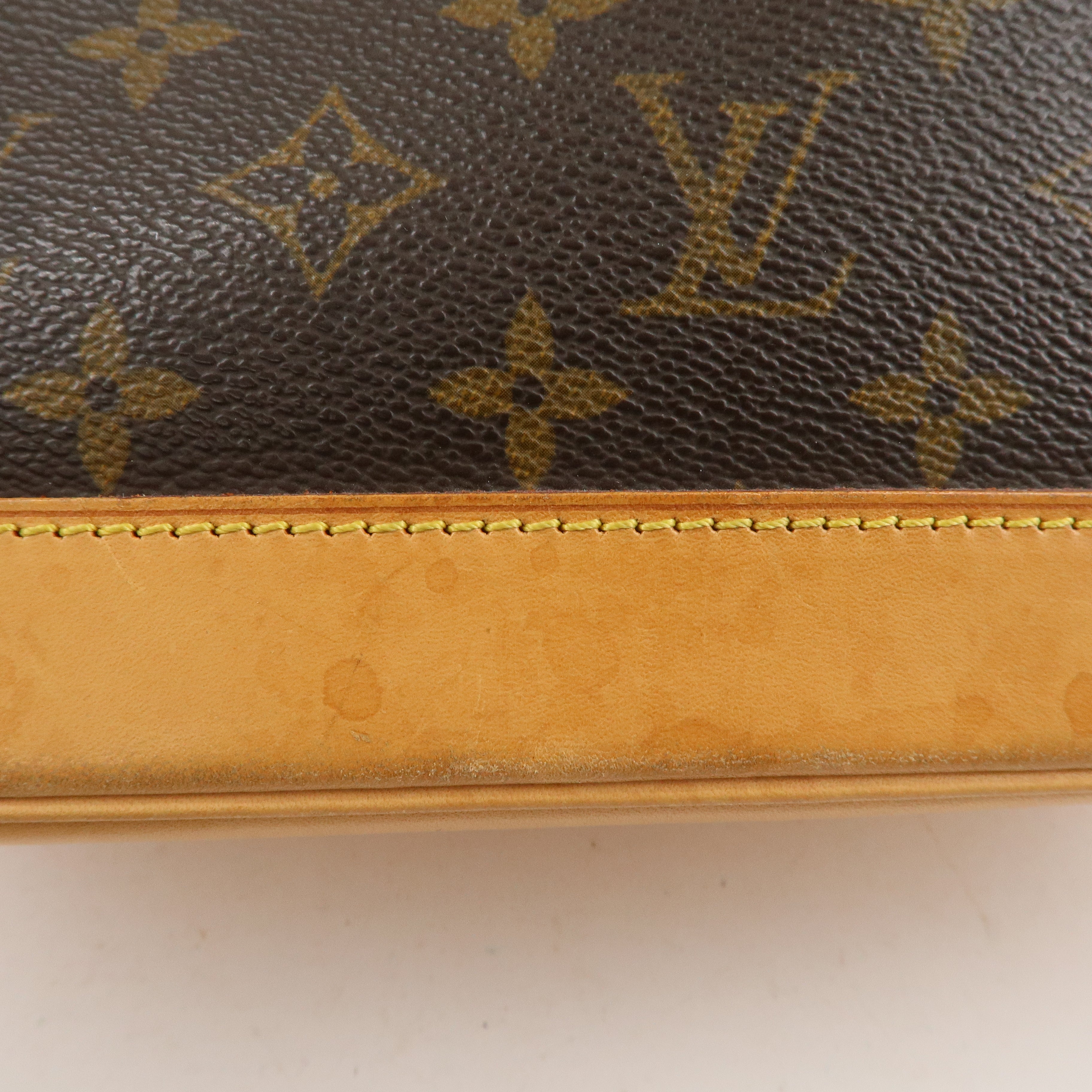 Louis Vuitton Monogram Alma Hand Bag Brown M51130