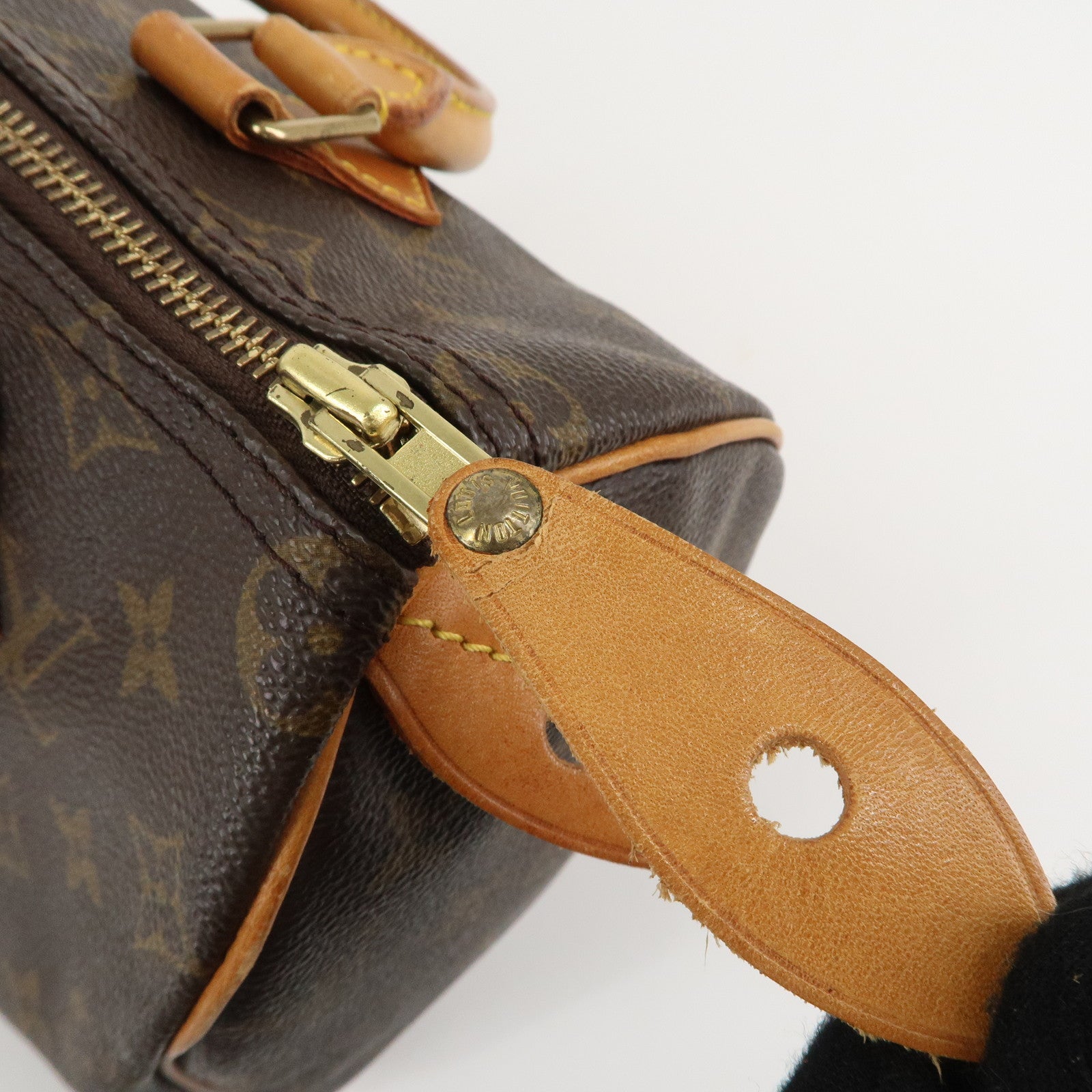 Louis Vuitton Monogram Speedy 25 Hand Bag Boston Bag M41528