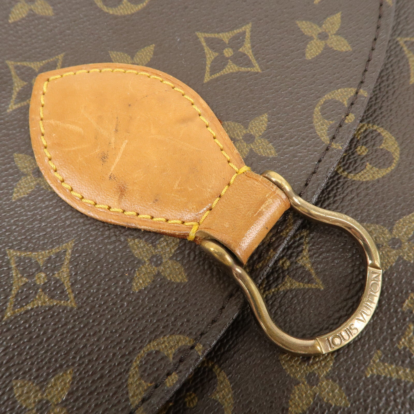 Louis Vuitton Monogram Saint Cloud GM Shoulder Bag Brown M51242