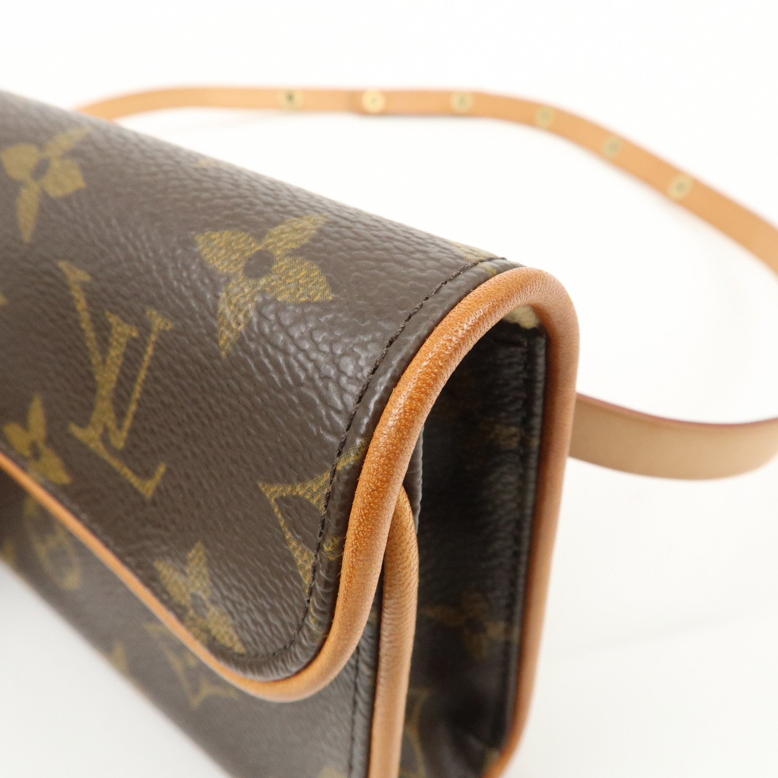 Louis Vuitton Monogram Pochette Florentine Waist Bag BeltXS M51855 Used