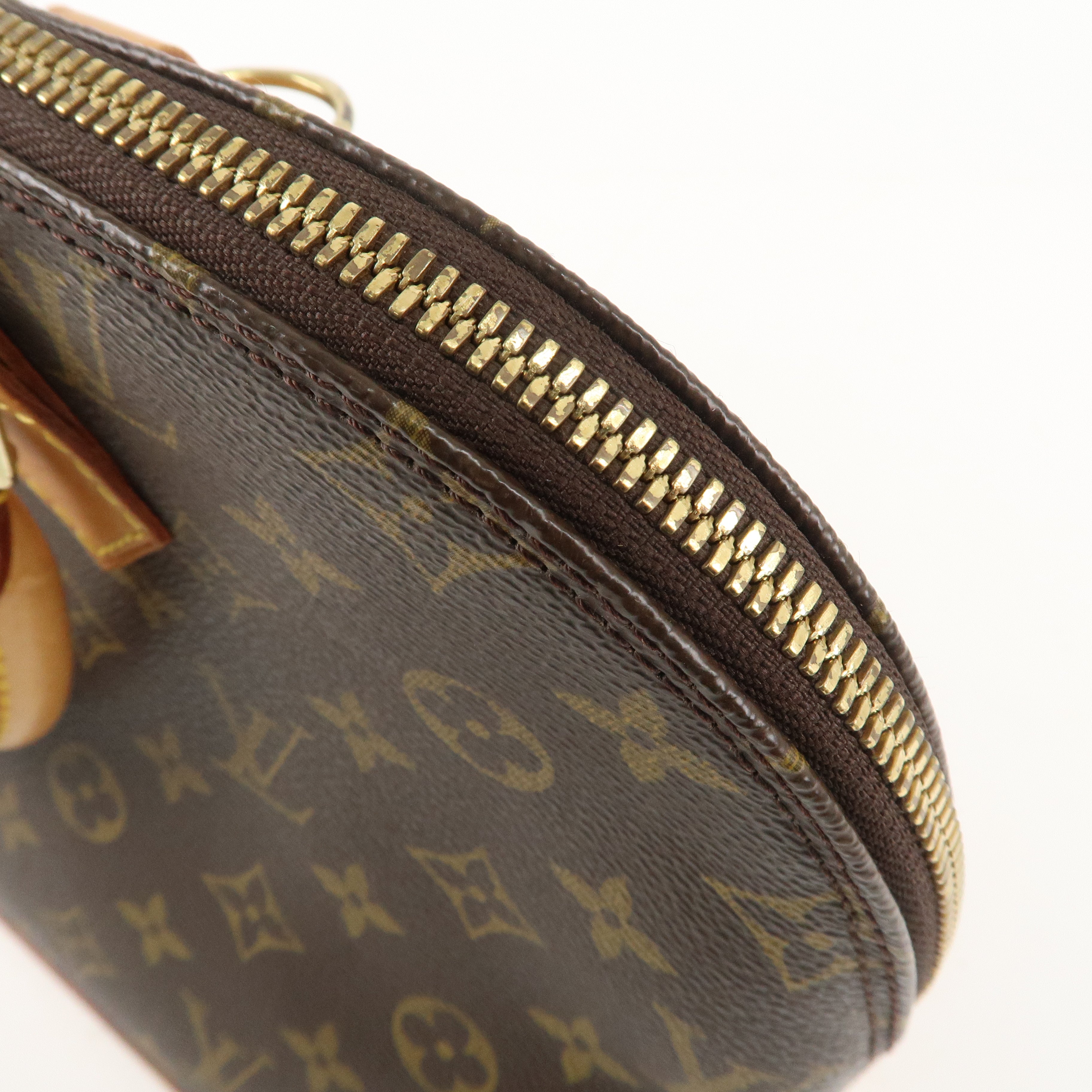 Louis Vuitton Monogram Alma Hand Bag Brown M51130