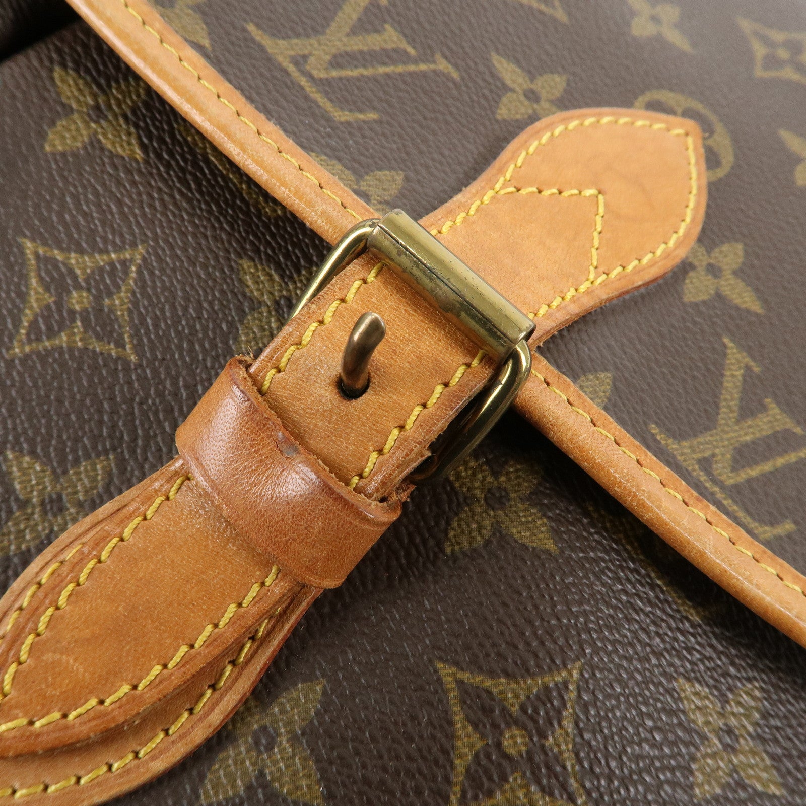 Louis Vuitton Monogram Gibeciere GM Shoulder Bag M42246