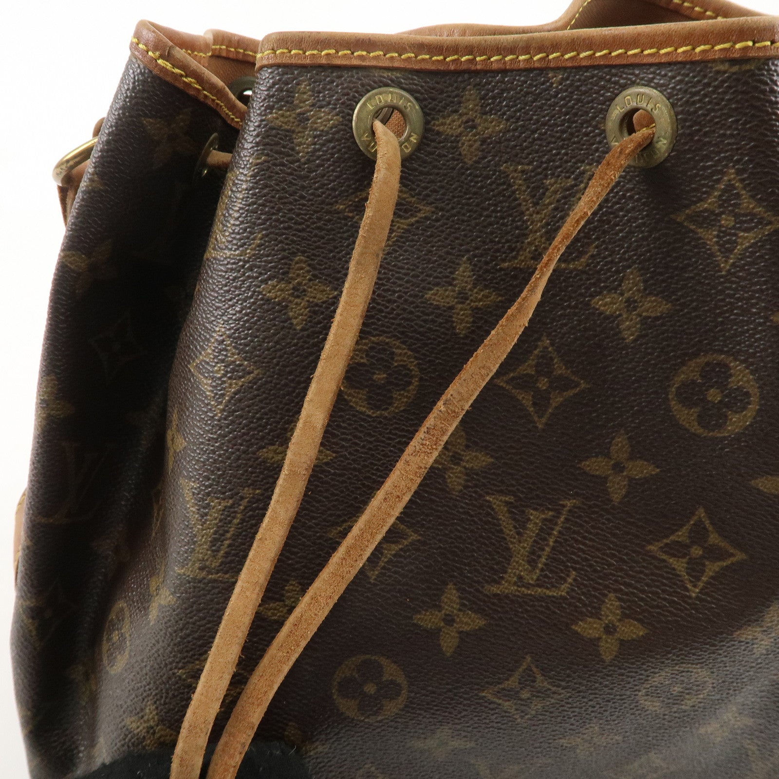 Louis Vuitton Monogram Petit Noe Shoulder Bag Brown M42226