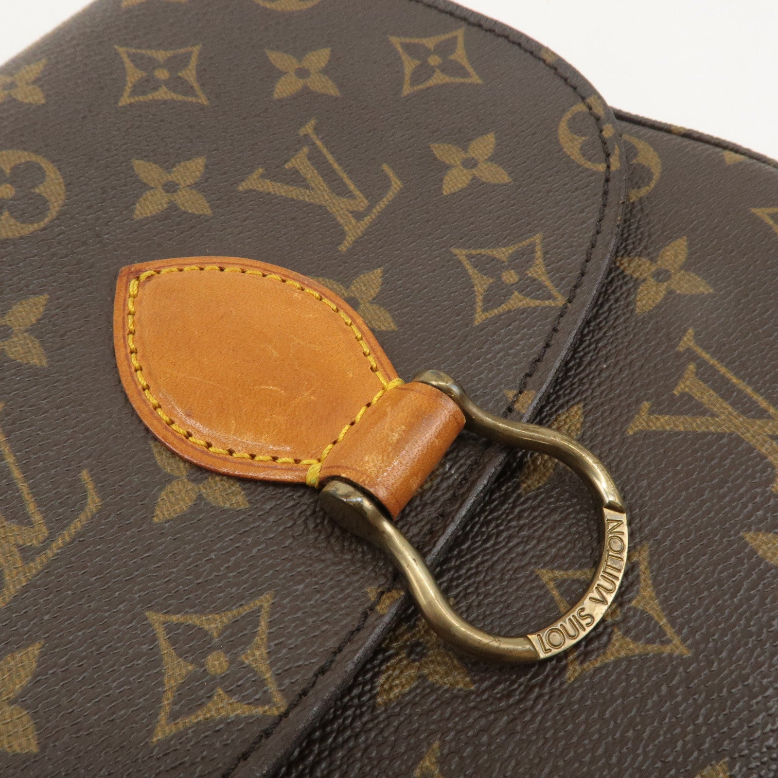 Louis Vuitton Monogram Saint Cloud MM Shoulder Bag Brown M51243