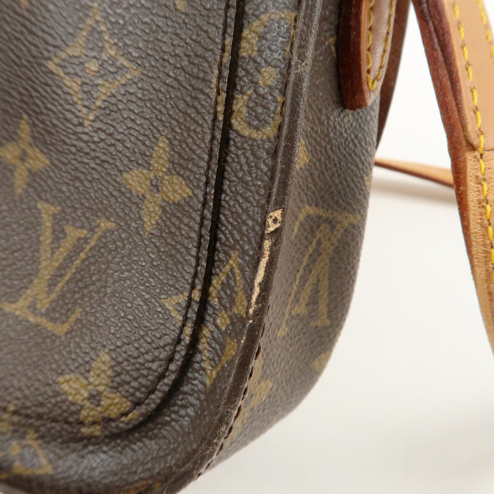 Louis Vuitton Monogram Saint Cloud MM Shoulder Bag Brown M51243