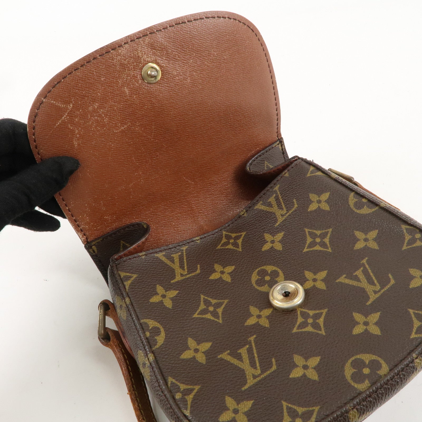 Louis Vuitton Monogram Saint Cloud PM Shoulder Bag M51244