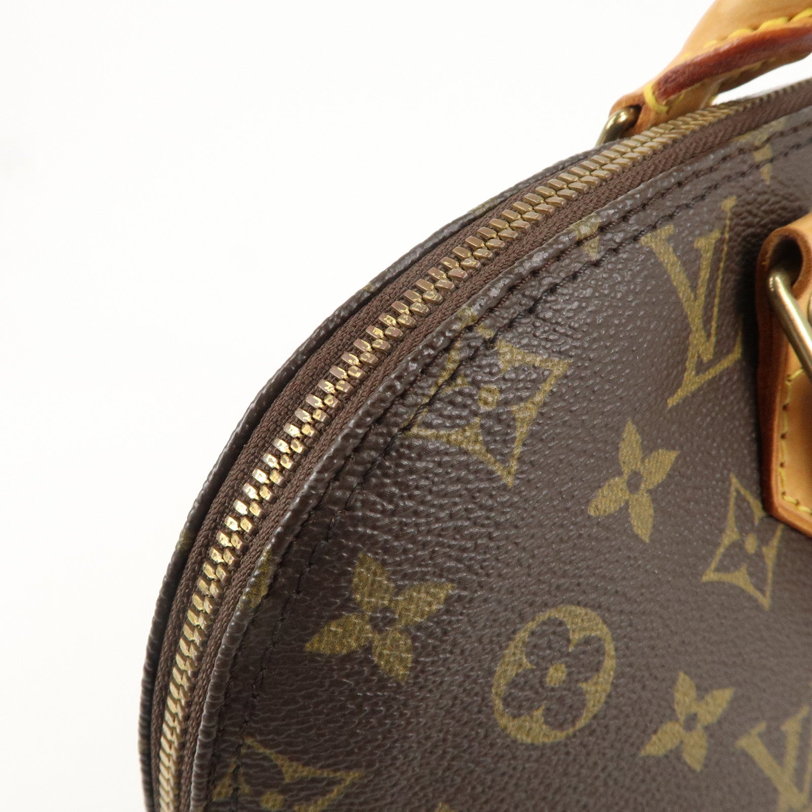 Louis Vuitton Monogram Alma Hand Bag Brown M51130