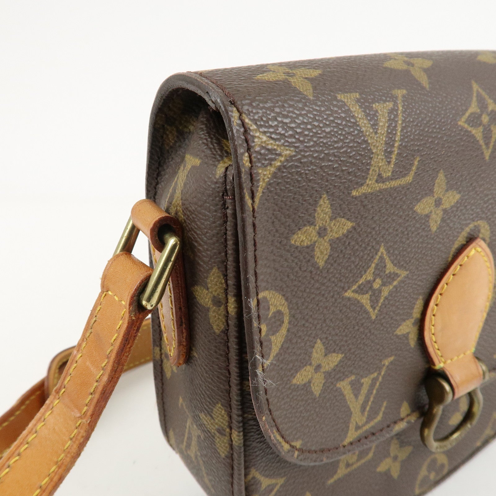 Louis Vuitton Monogram Mini Saint Cloud Shoulder Bag M51244 Used