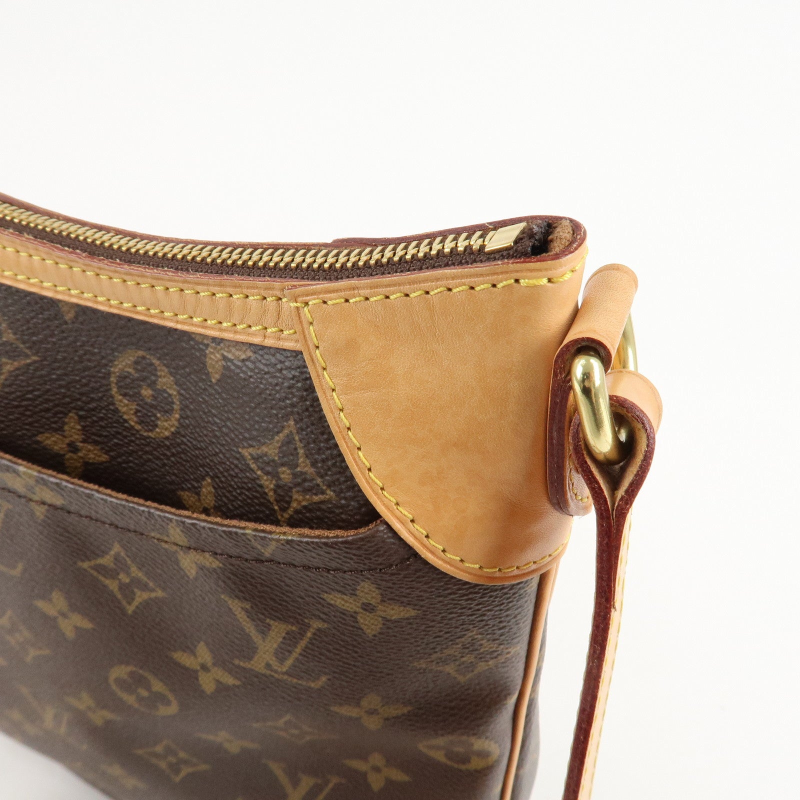 Louis Vuitton Monogram Odeon PM Shoulder Bag Brown M56390 Used