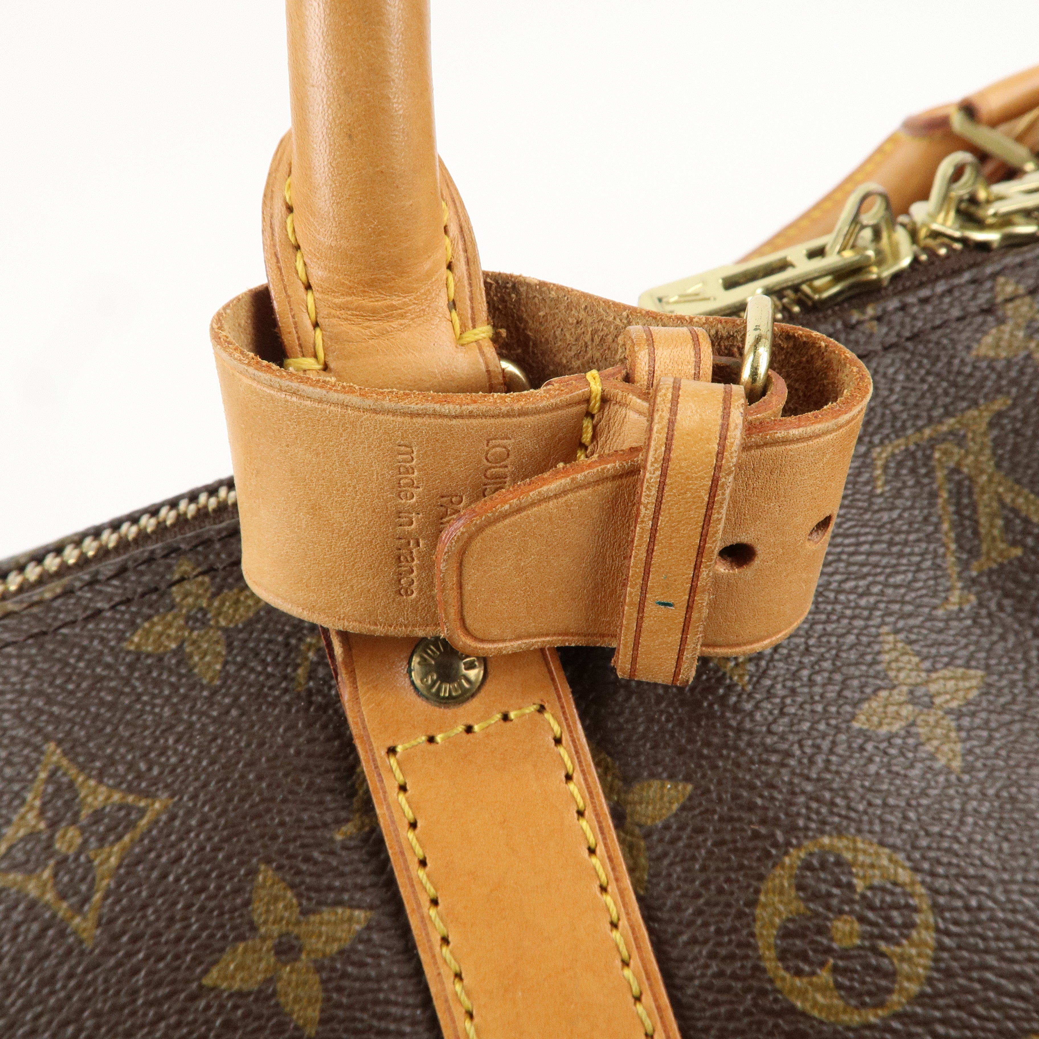 Louis Vuitton Monogram Keep All Bandouliere 60 Bag Brown M41412