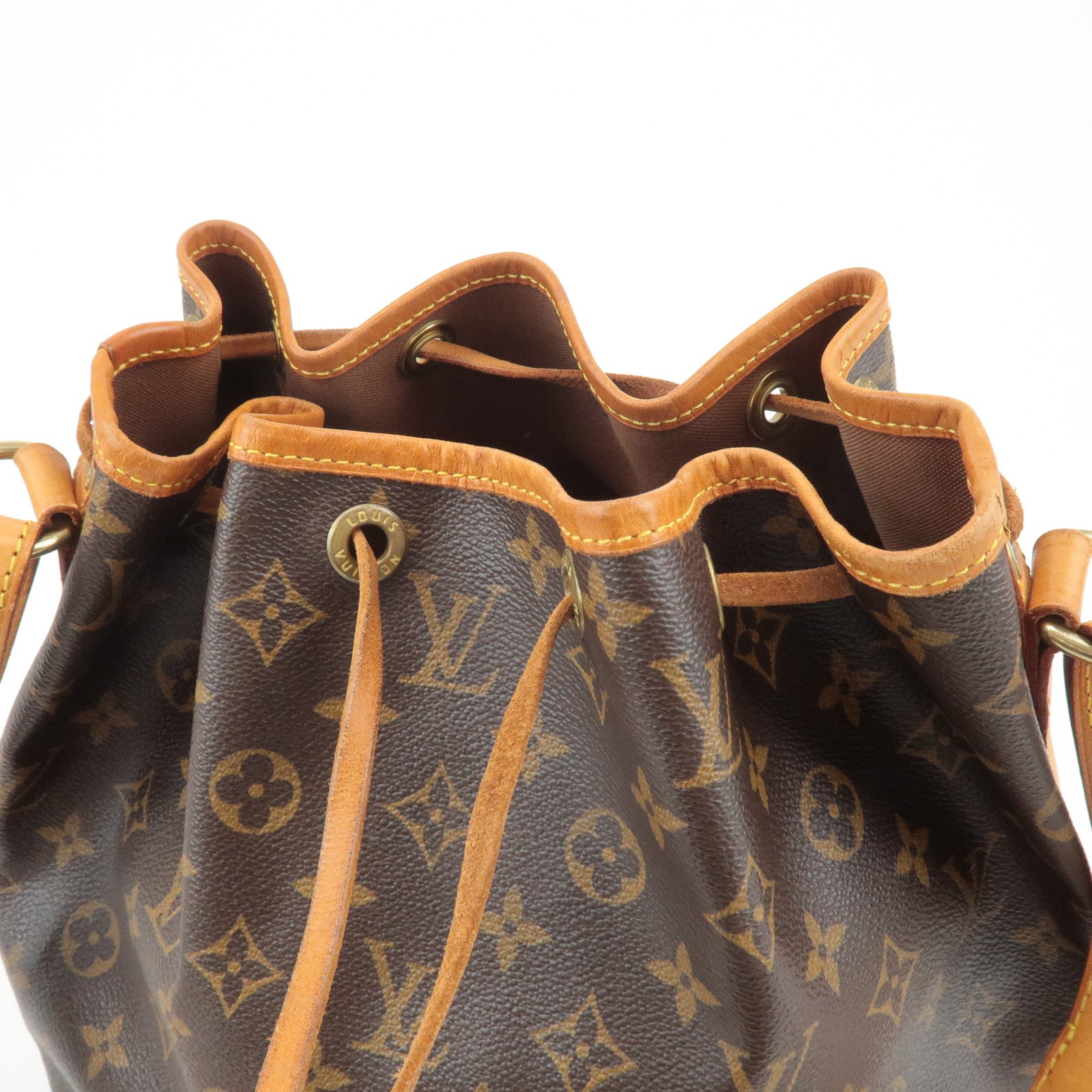 Louis Vuitton Monogram Petit Noe Shoulder Bag Brown M42226 Used