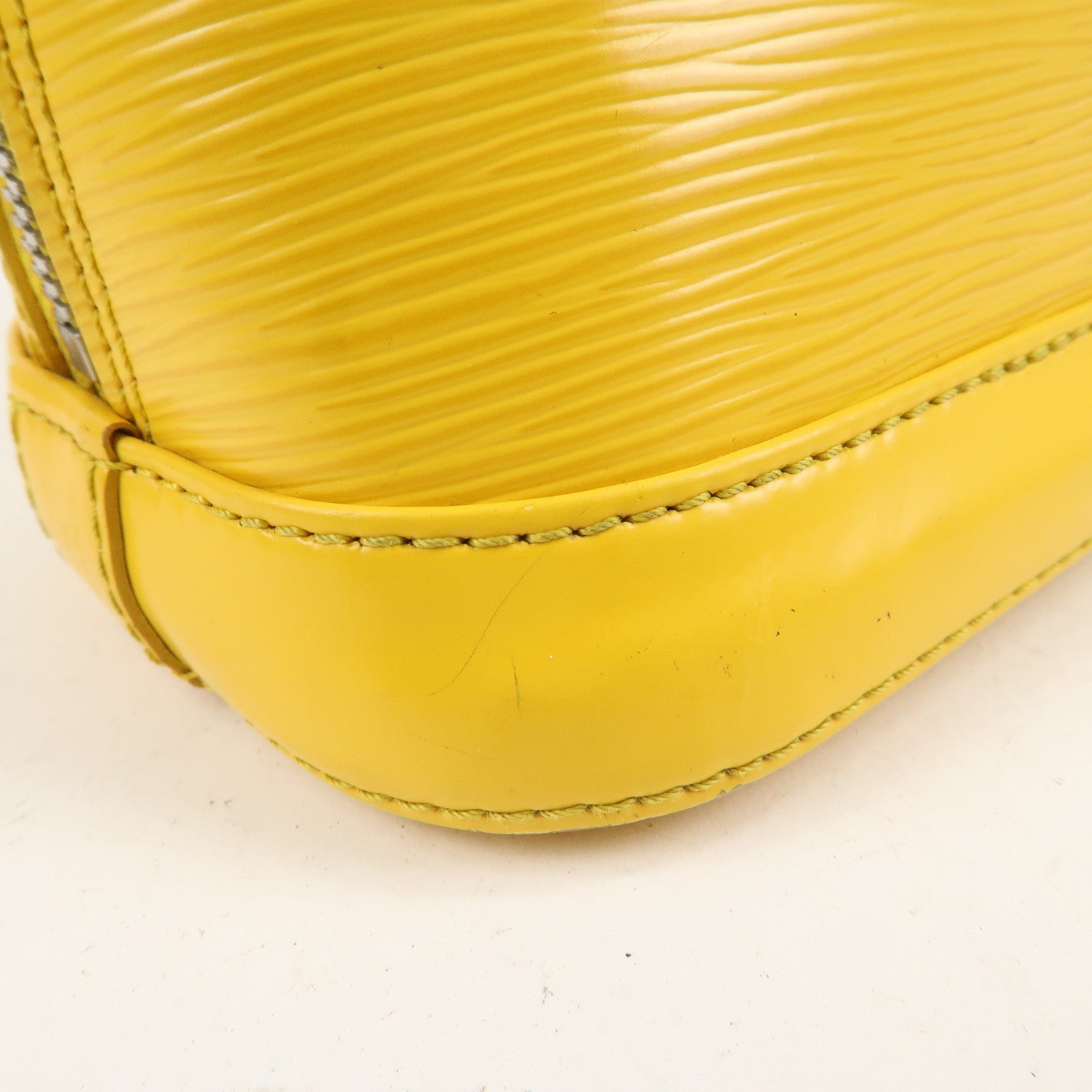 Louis Vuitton Epi Alma BB Hand Bag Citron M40866